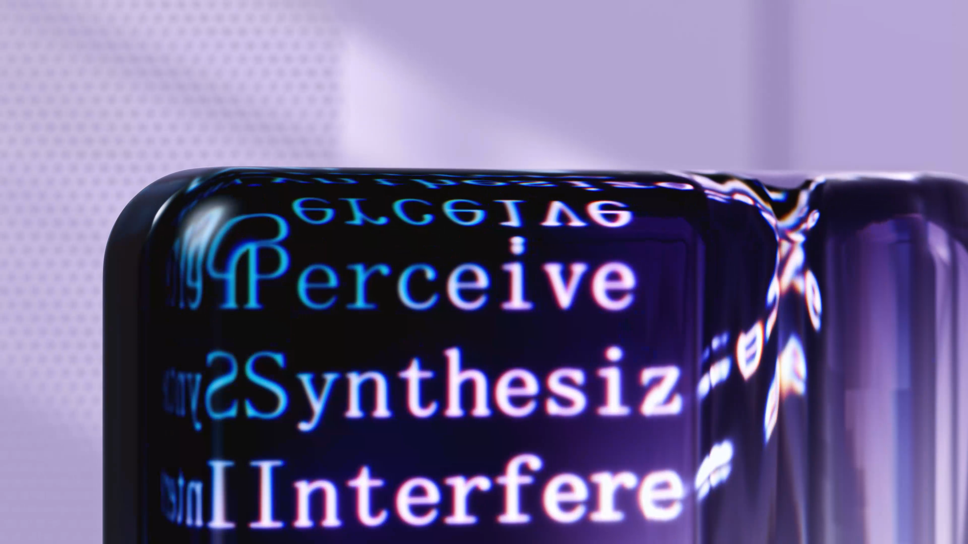 3d text typography render
