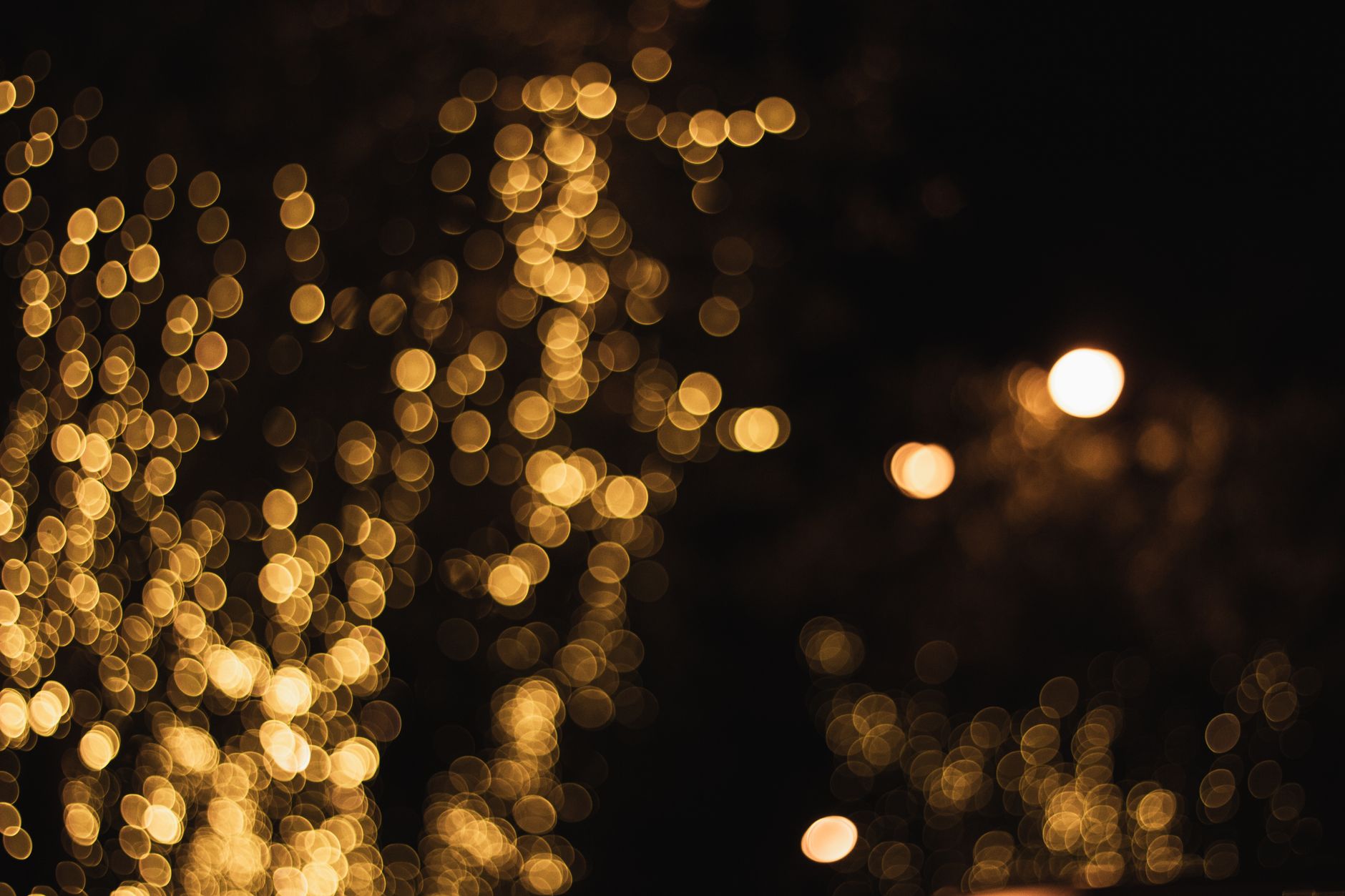 Abstract blur lights dark