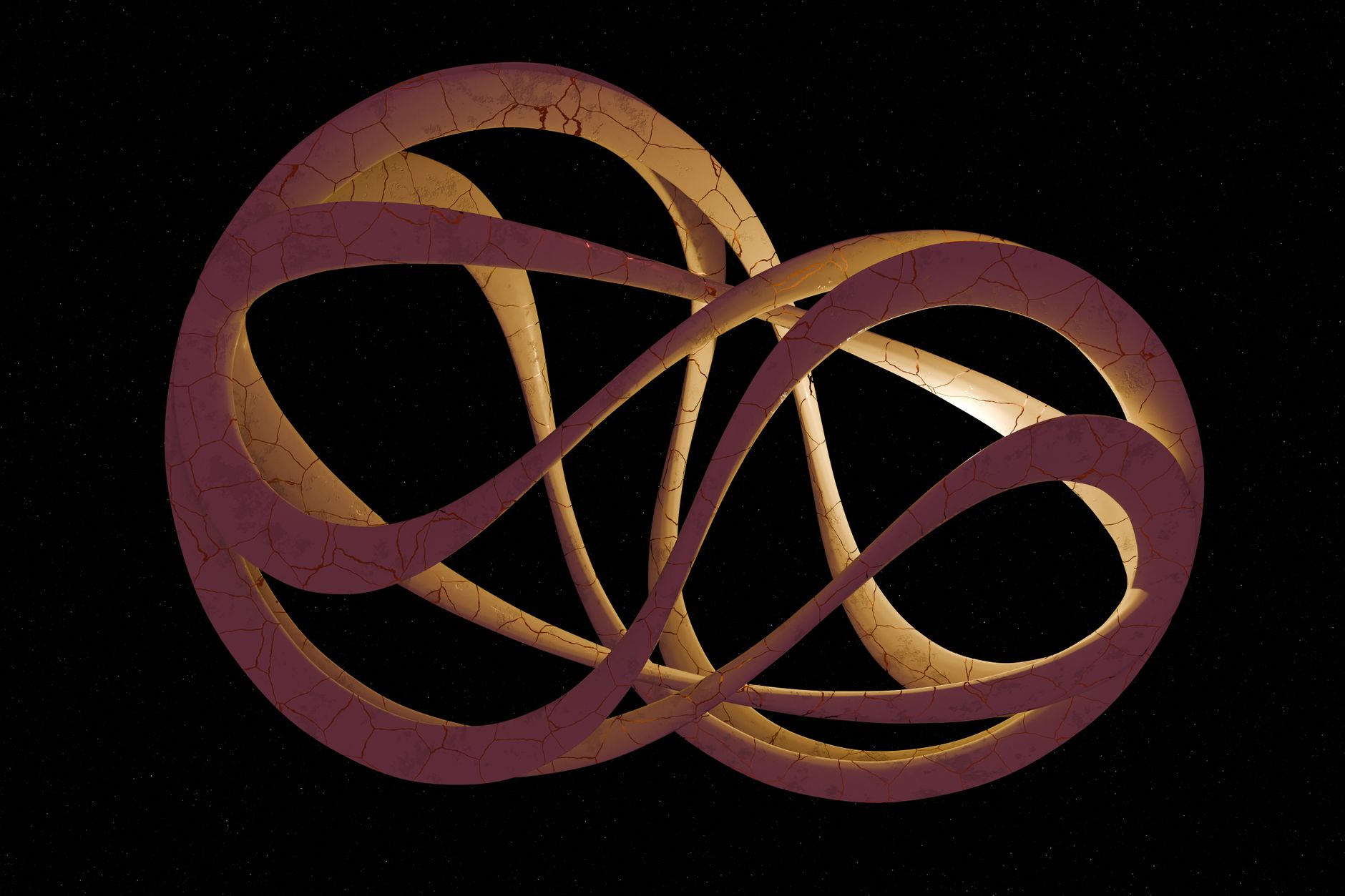 Abstract geometric loop