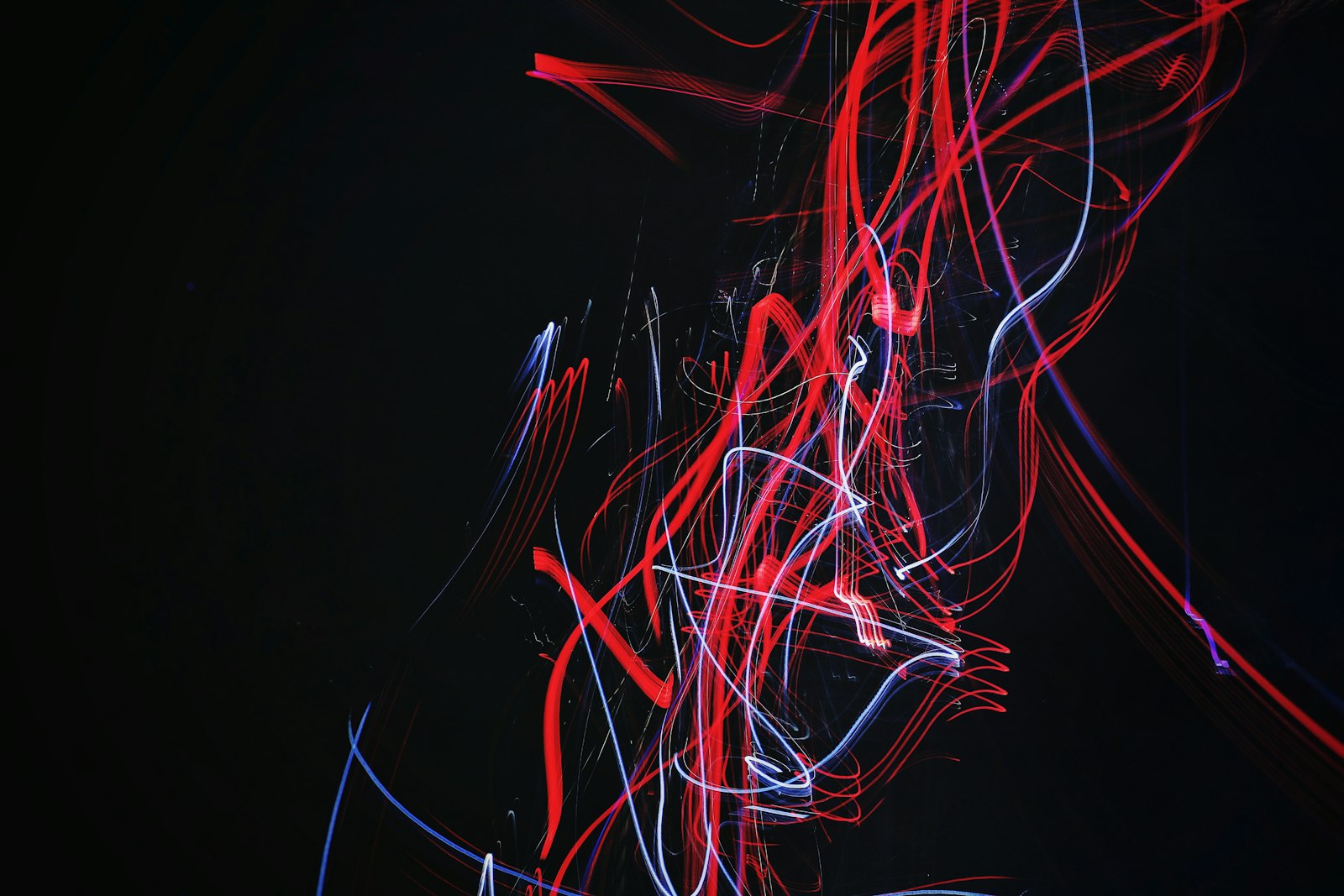 Abstract light overlay