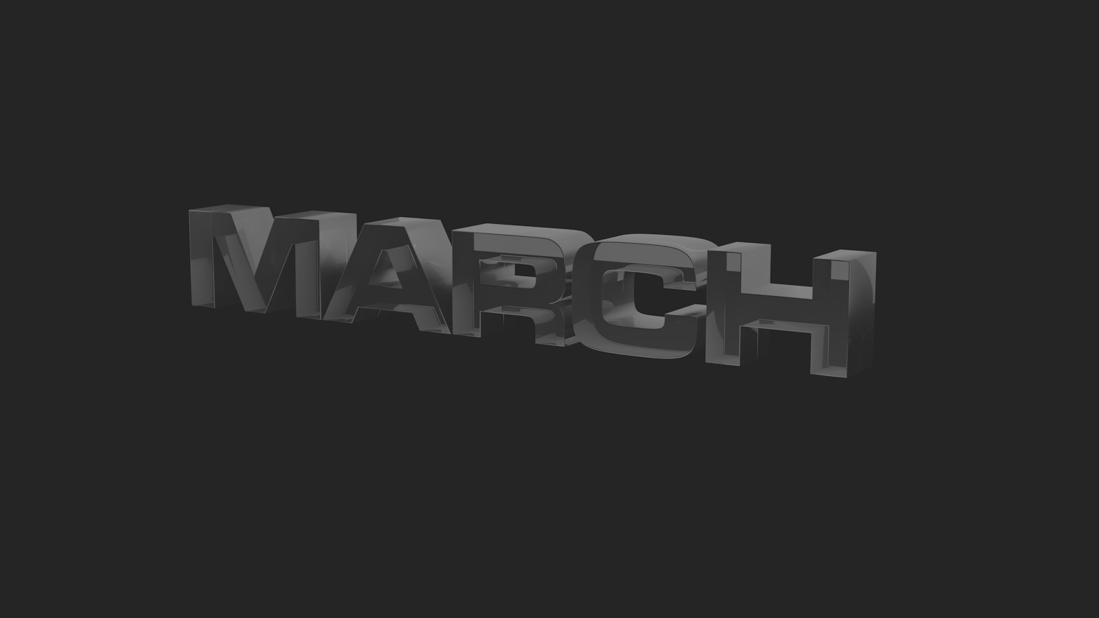 Animated text title screen