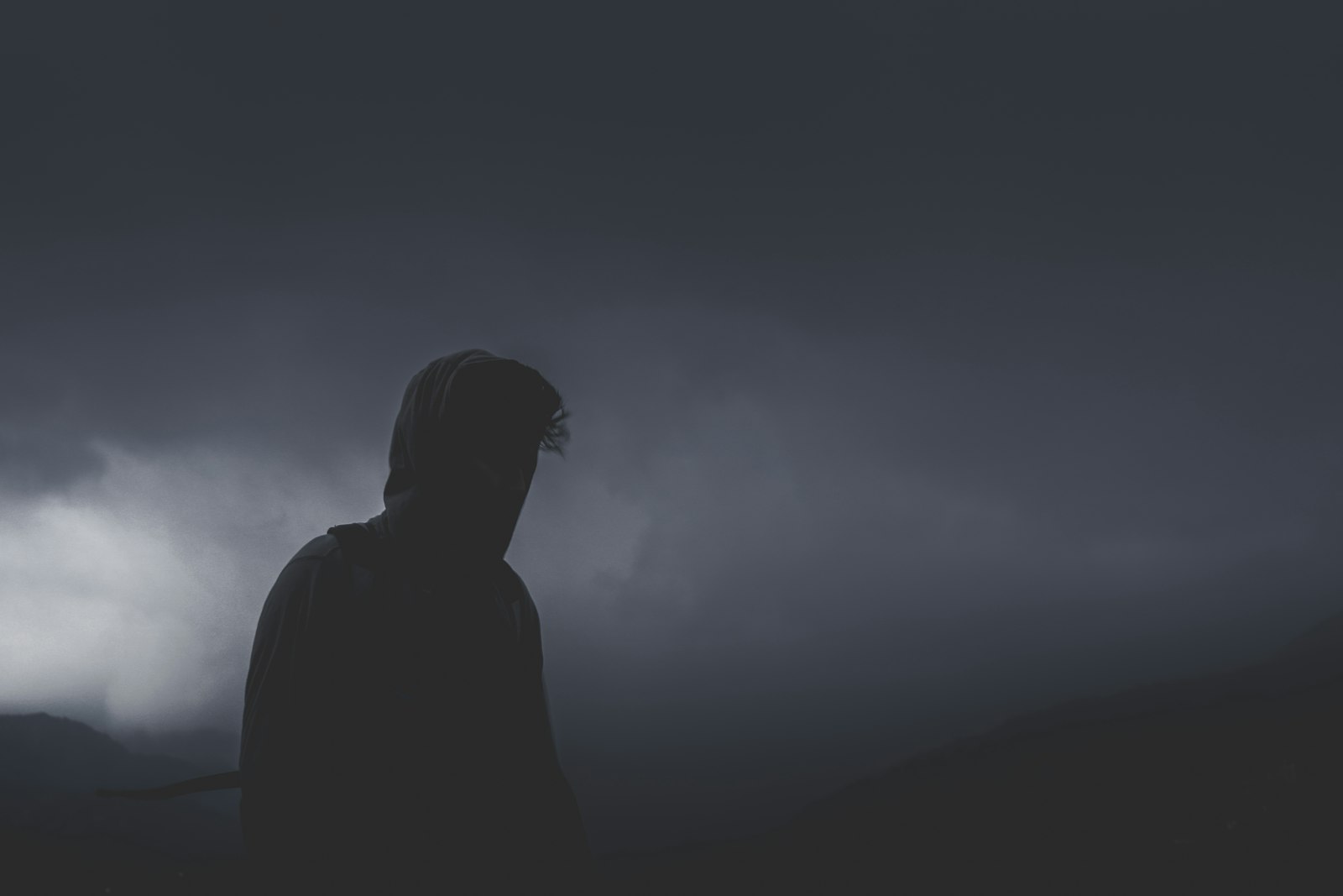 Atmospheric dark portrait