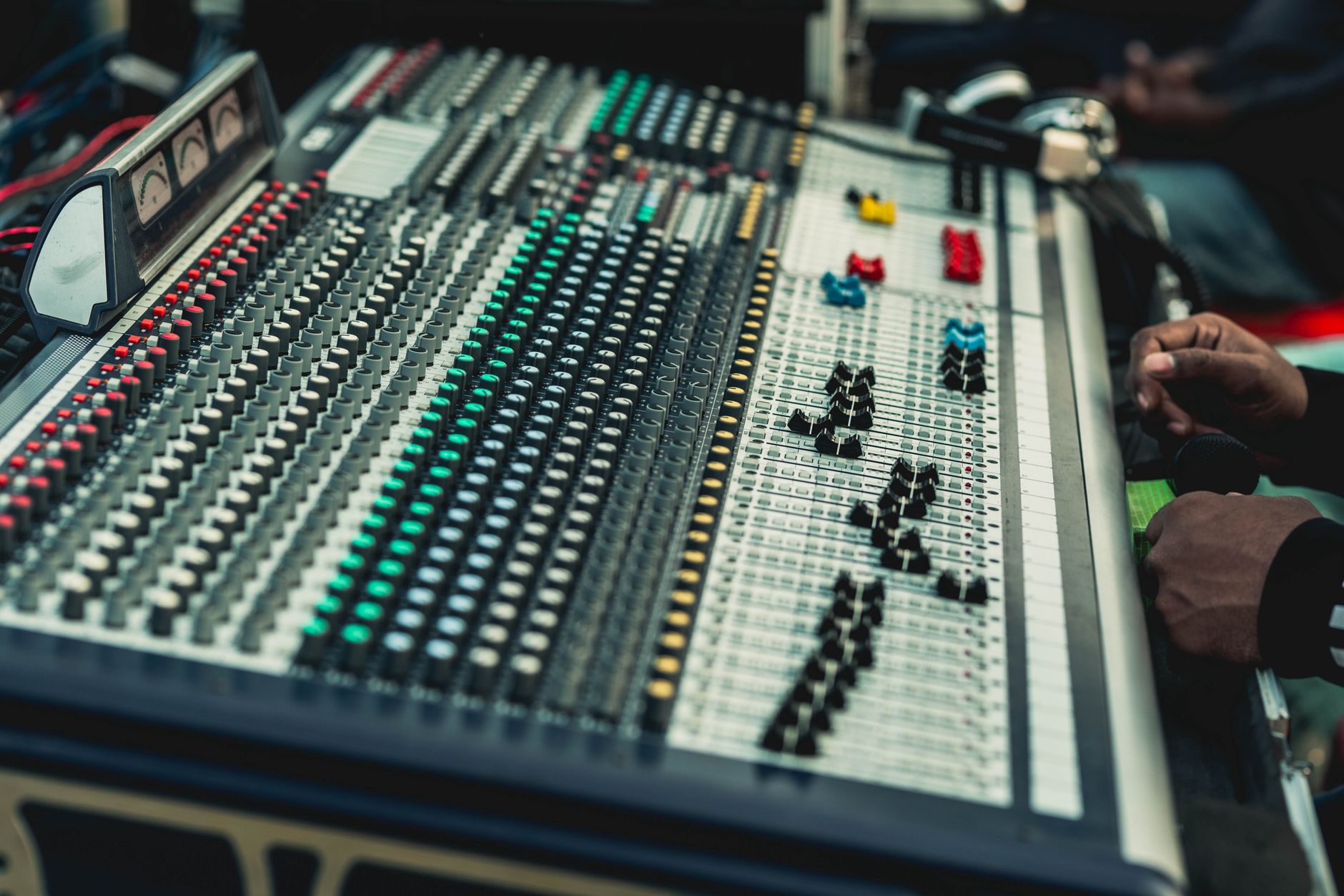 Audio engineer console