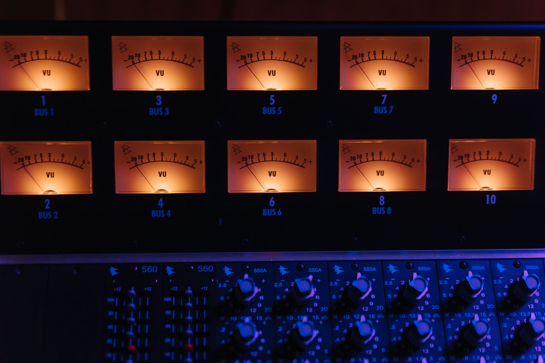 Audio meters studio