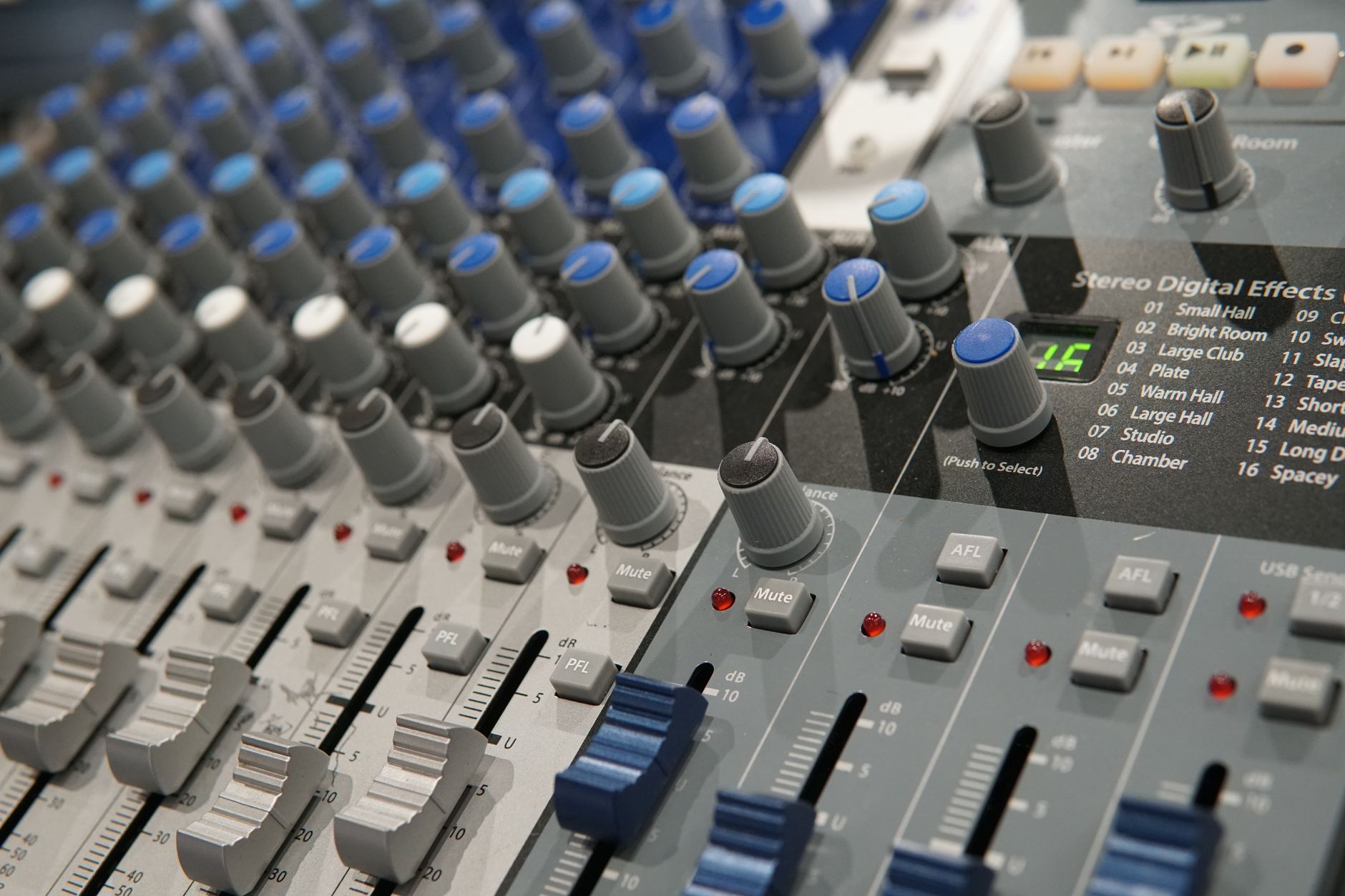 Audio mixing sound effects