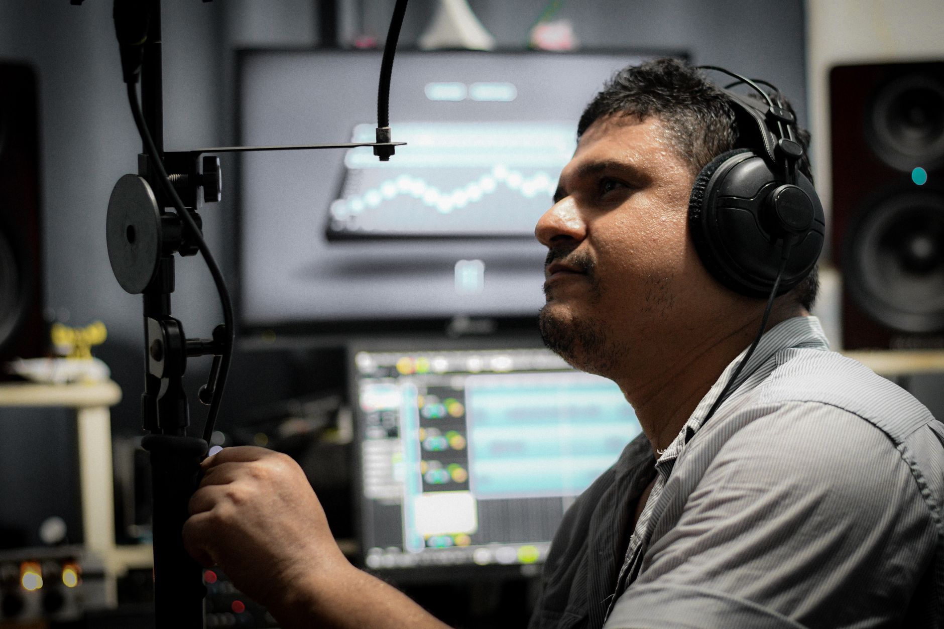 Audio post production studio