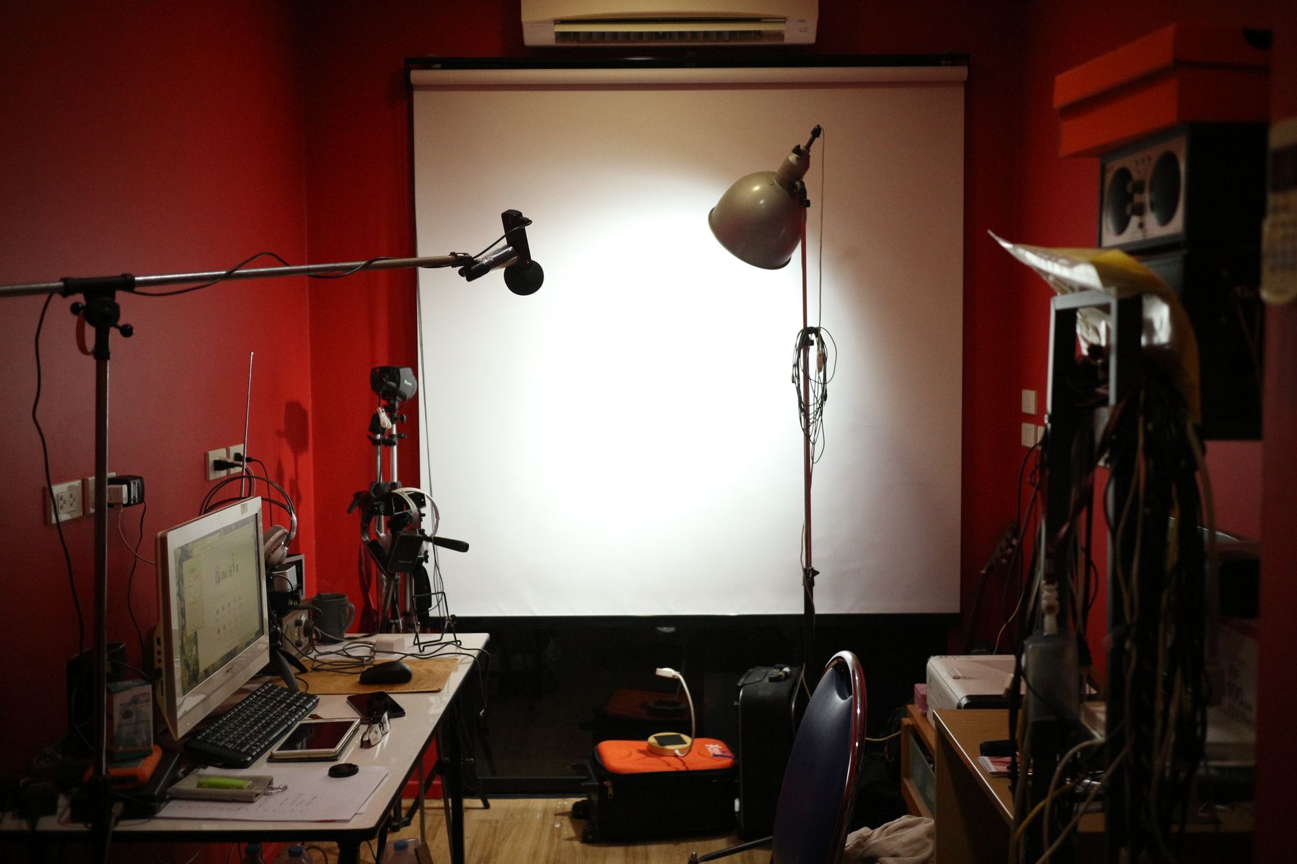 Audio video editing workspace