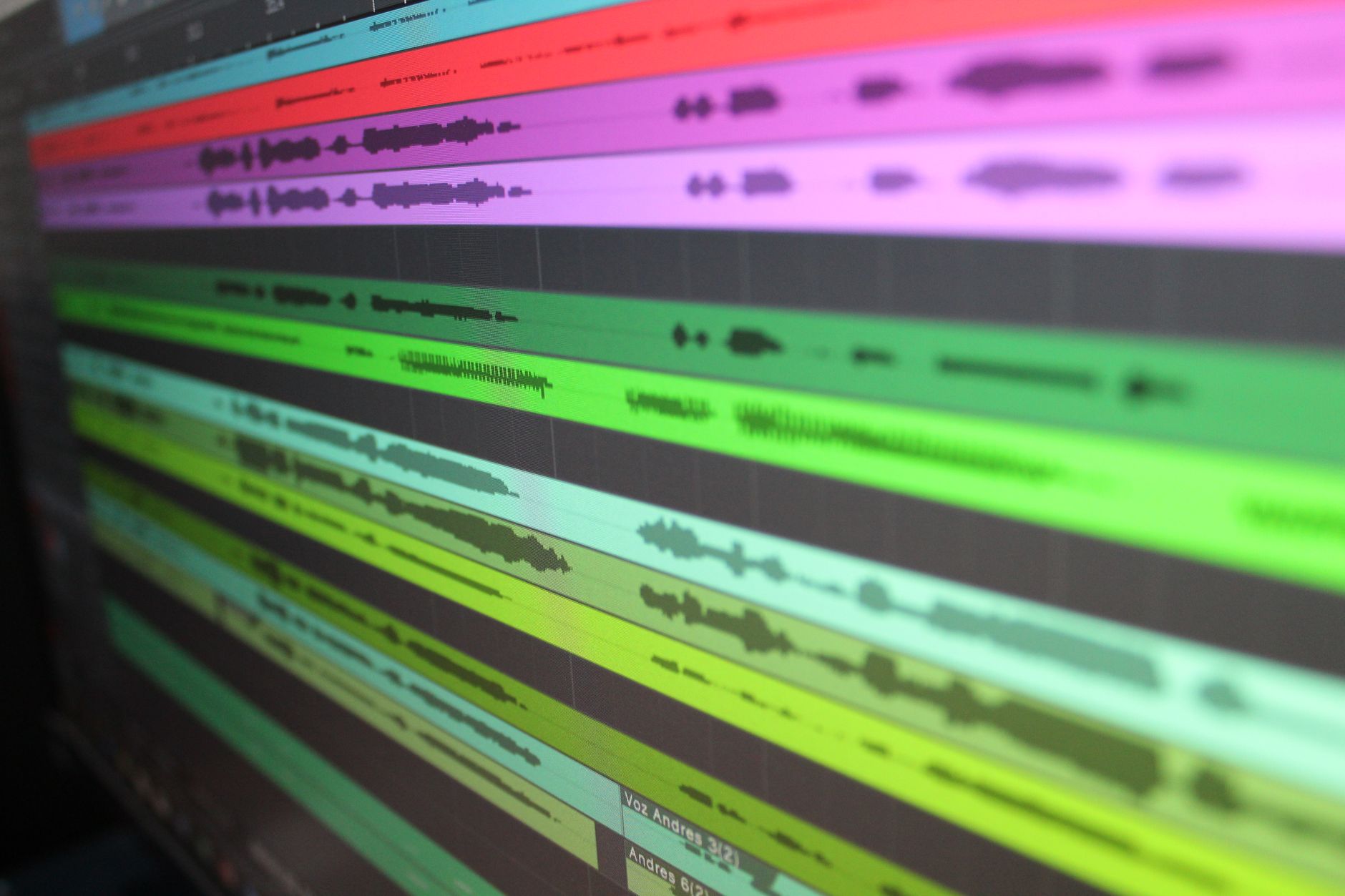 Audio waveform editing