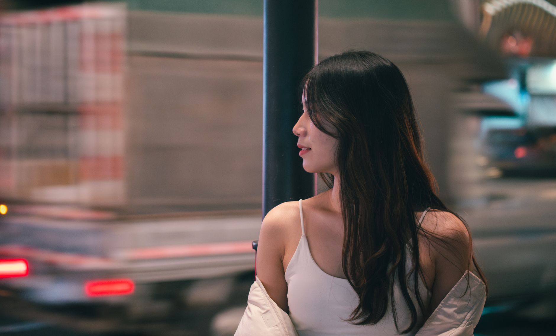 Blurred background portrait