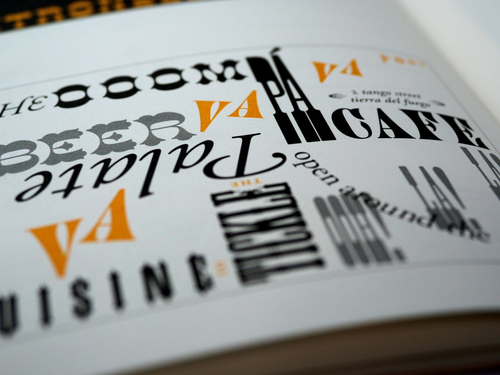 Bold graphic design text