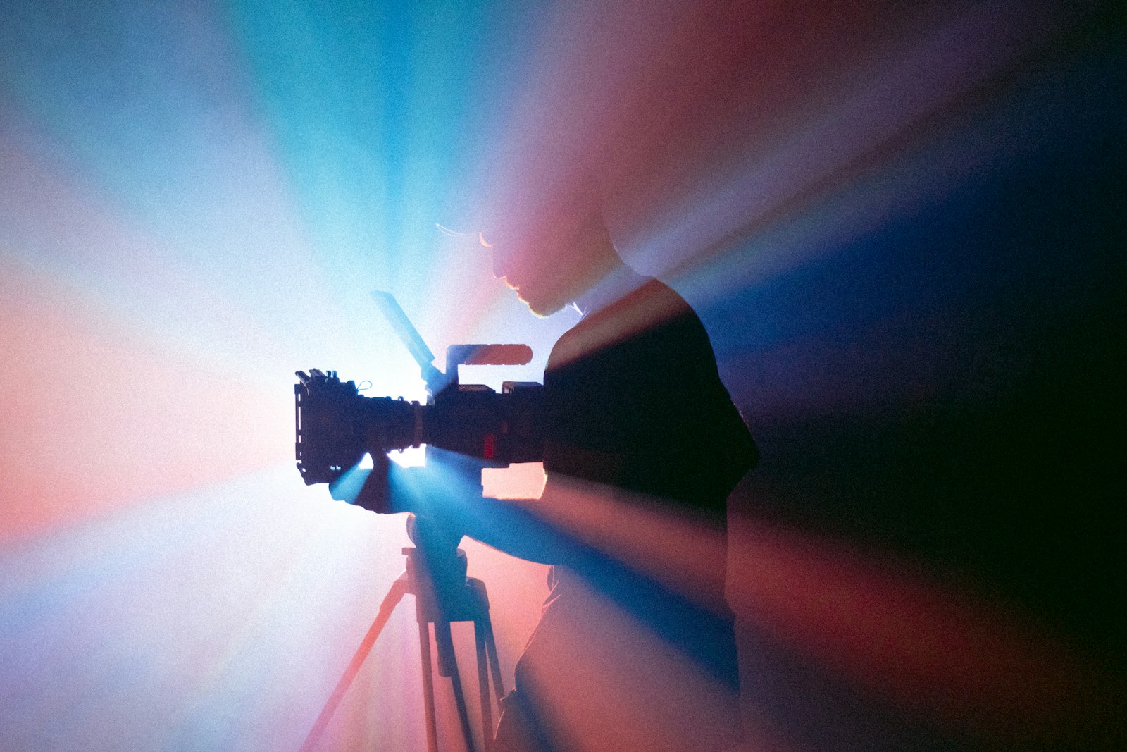 Camera operator filming