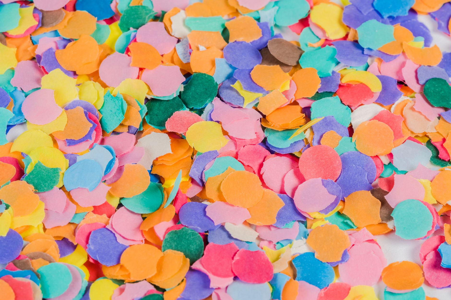 Celebration confetti colorful