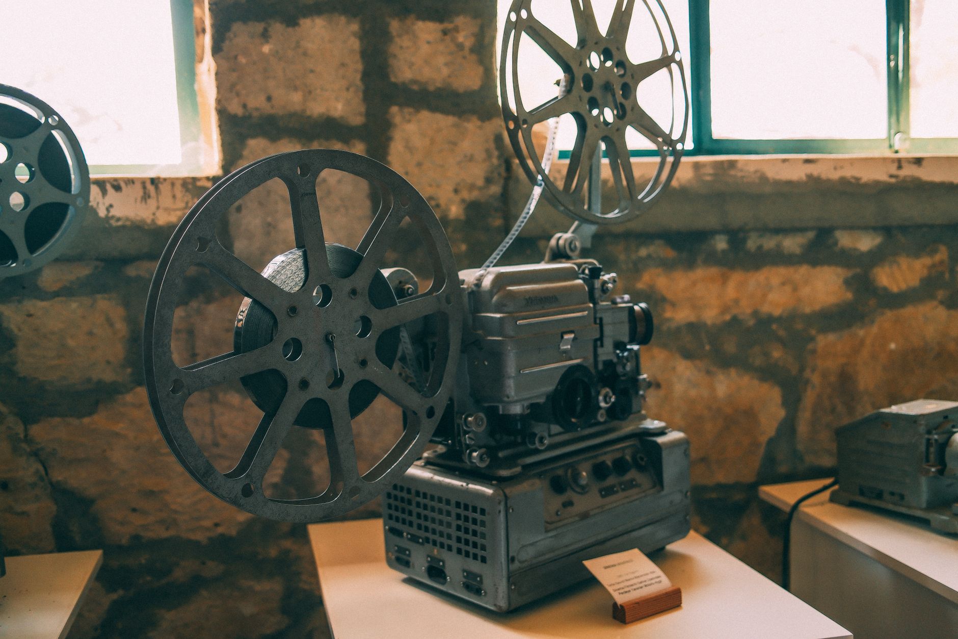 Cinema film reel frames