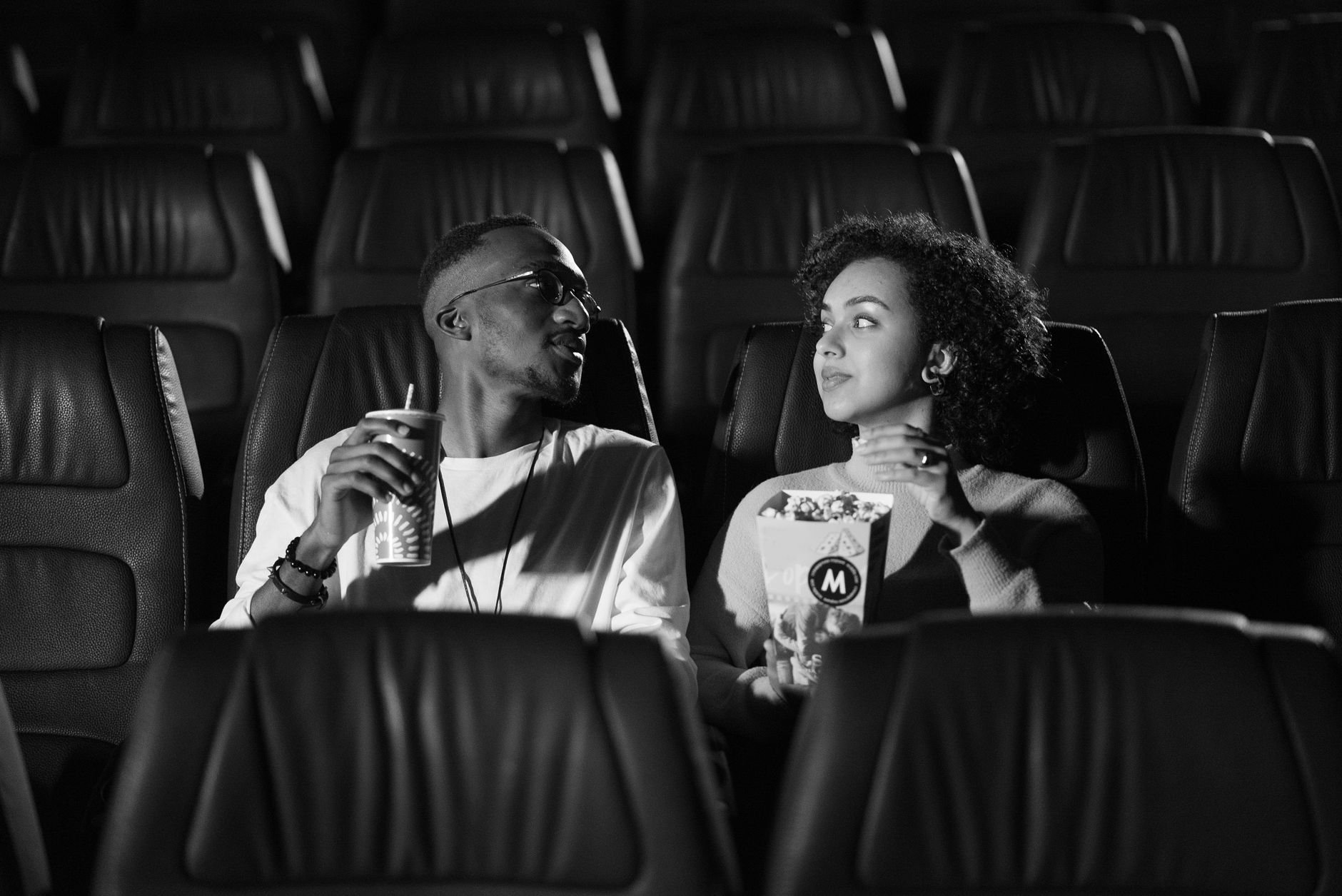 Cinema two shot dialogue