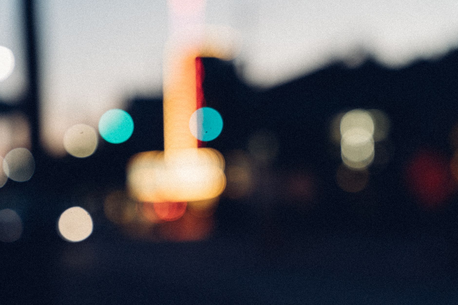 Cinematic bokeh lights