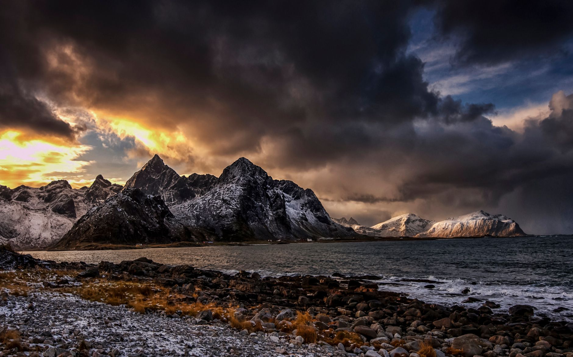 Cinematic composition landscape