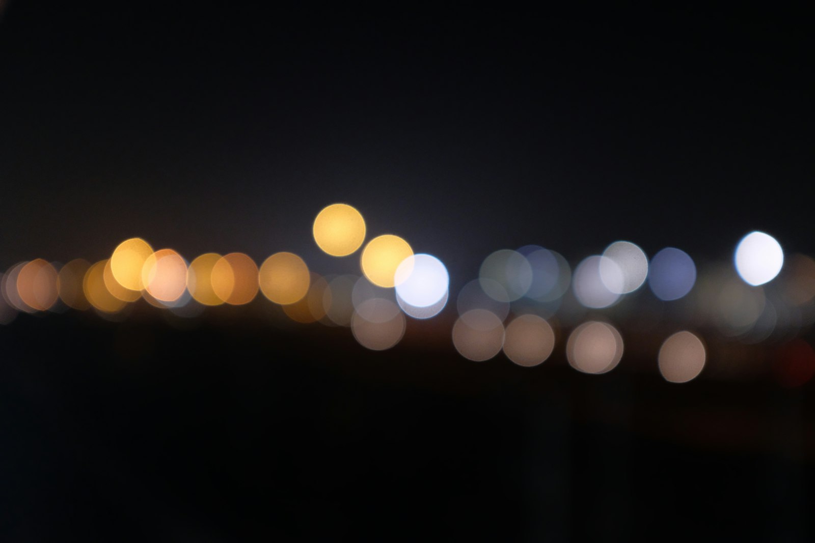 Cinematic light flare bokeh