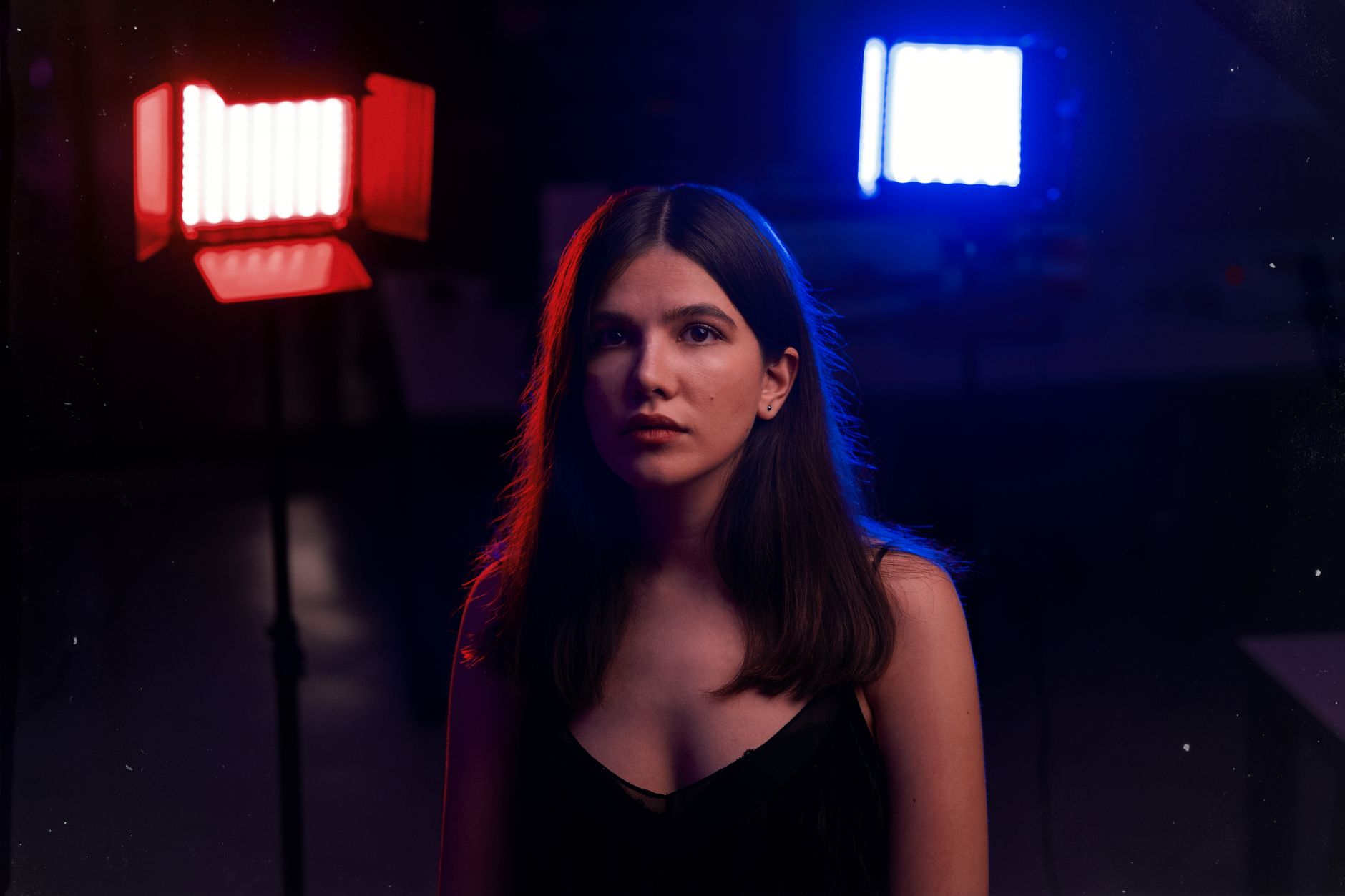 Cinematic portrait lighting