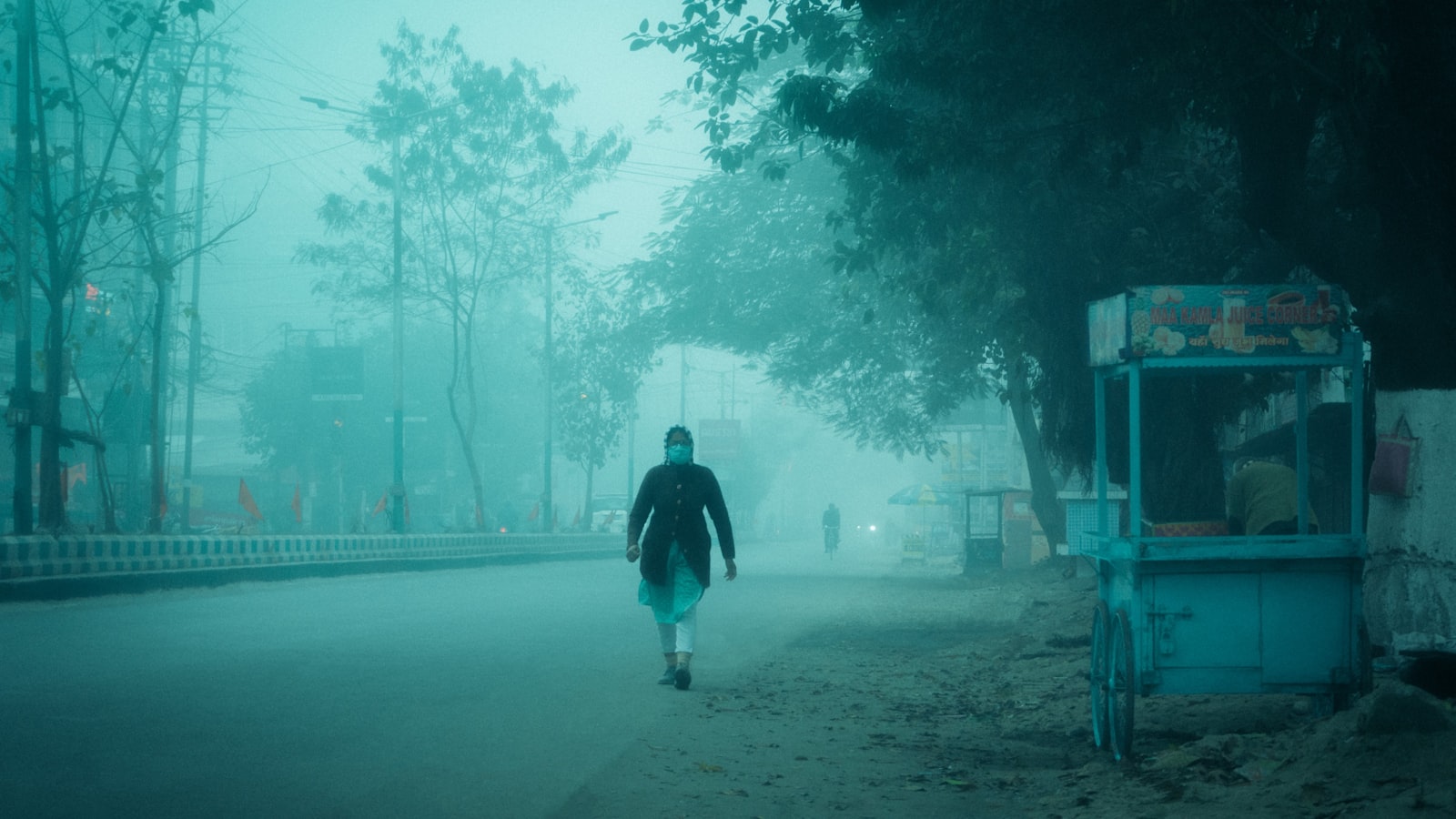 Cinematic still moment