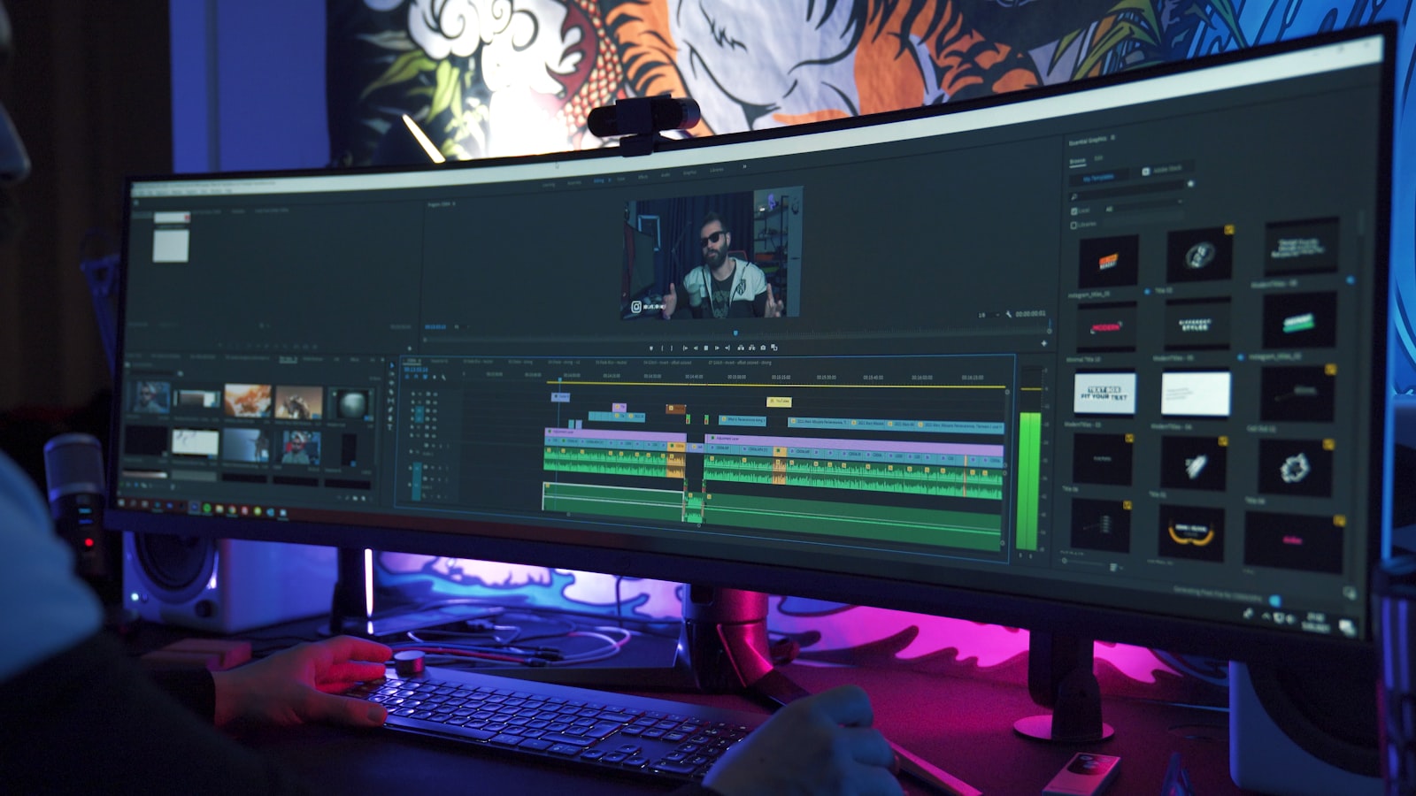 Cinematic video editing