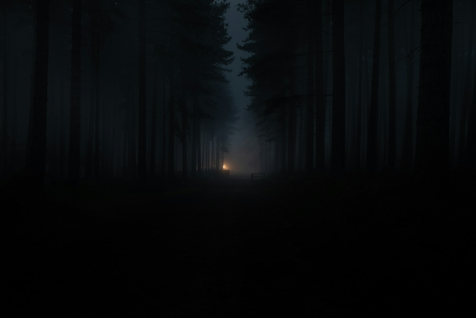 Cinematic vignette dark edges