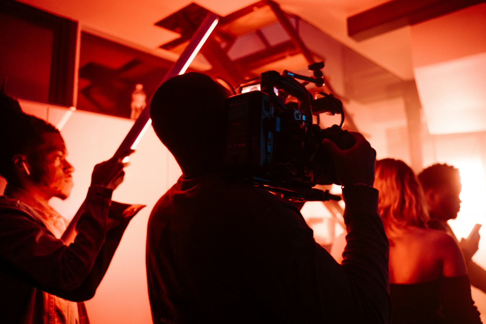 Cinematographer tracking shot