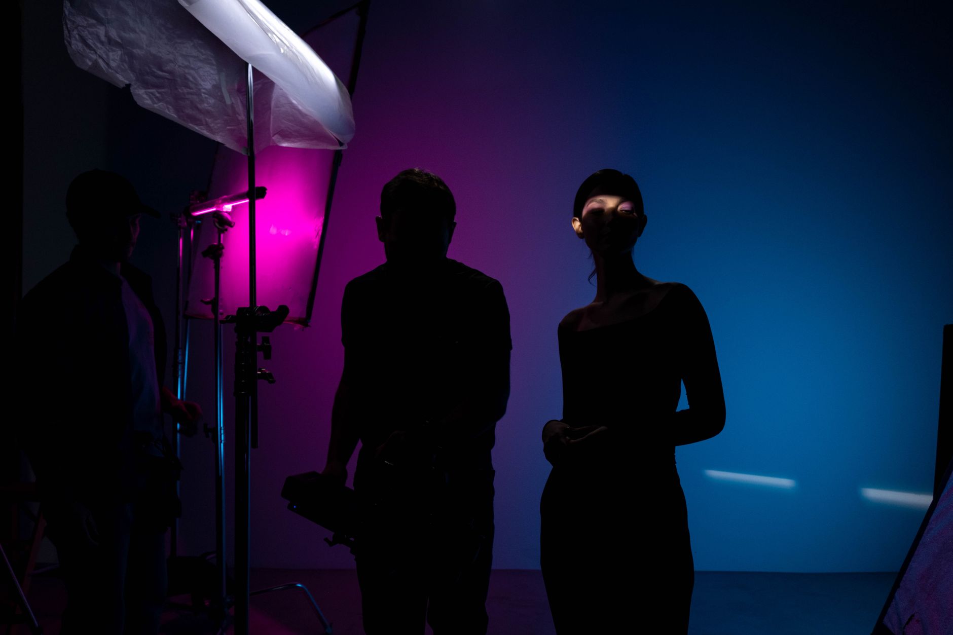 Color temperature lighting scene