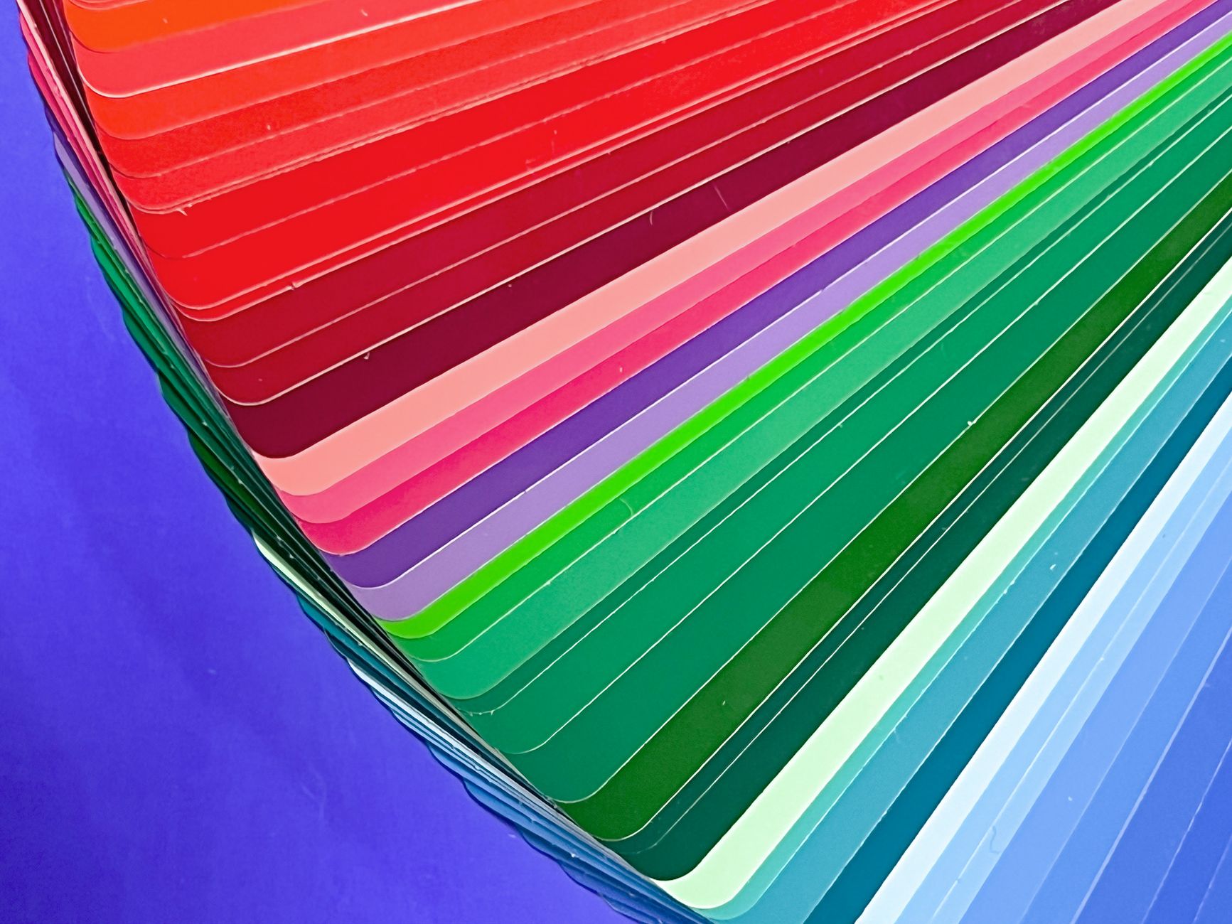 Color theory paint swatches