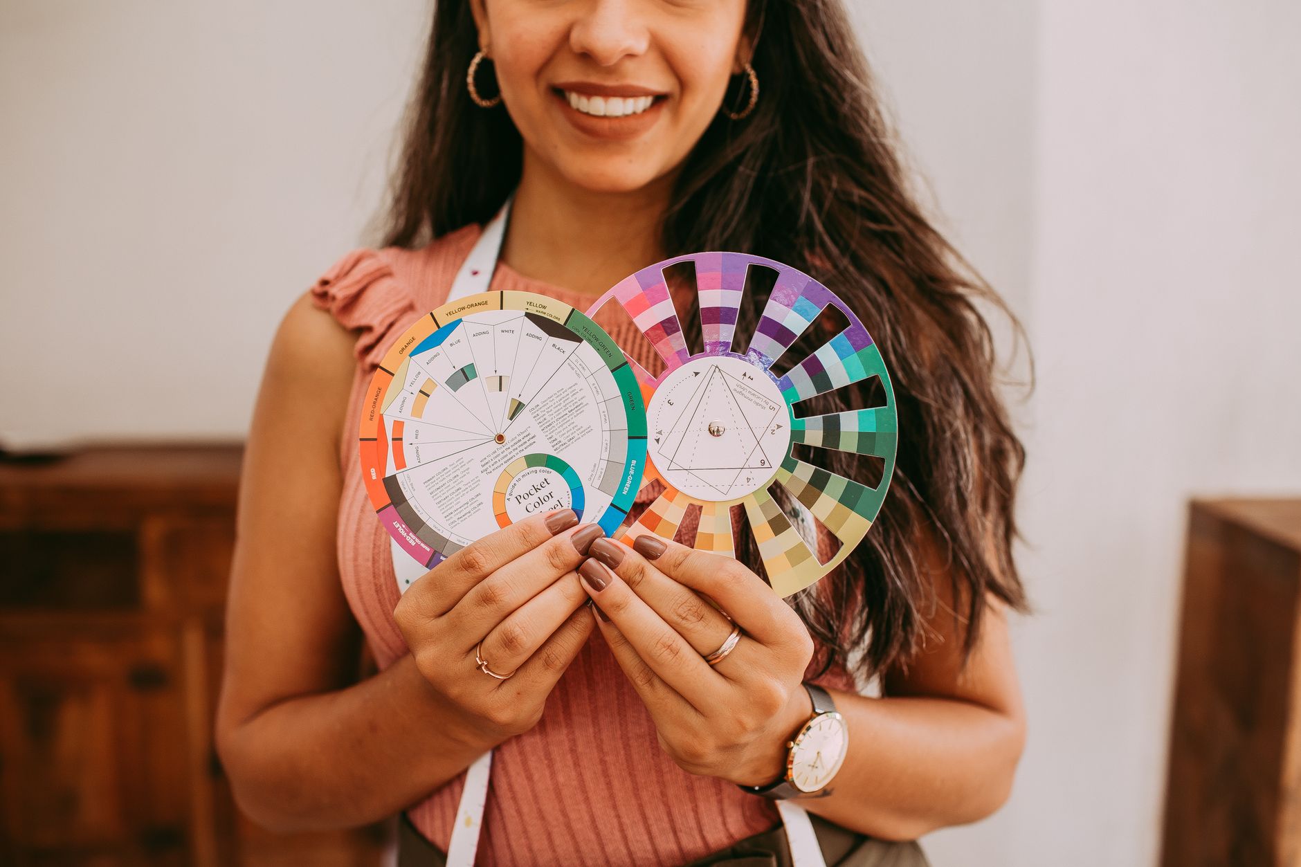 Color wheel palette design