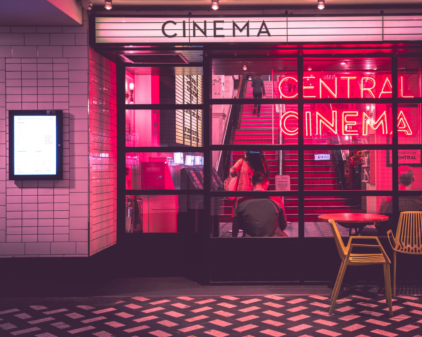 Colorful cinema lighting