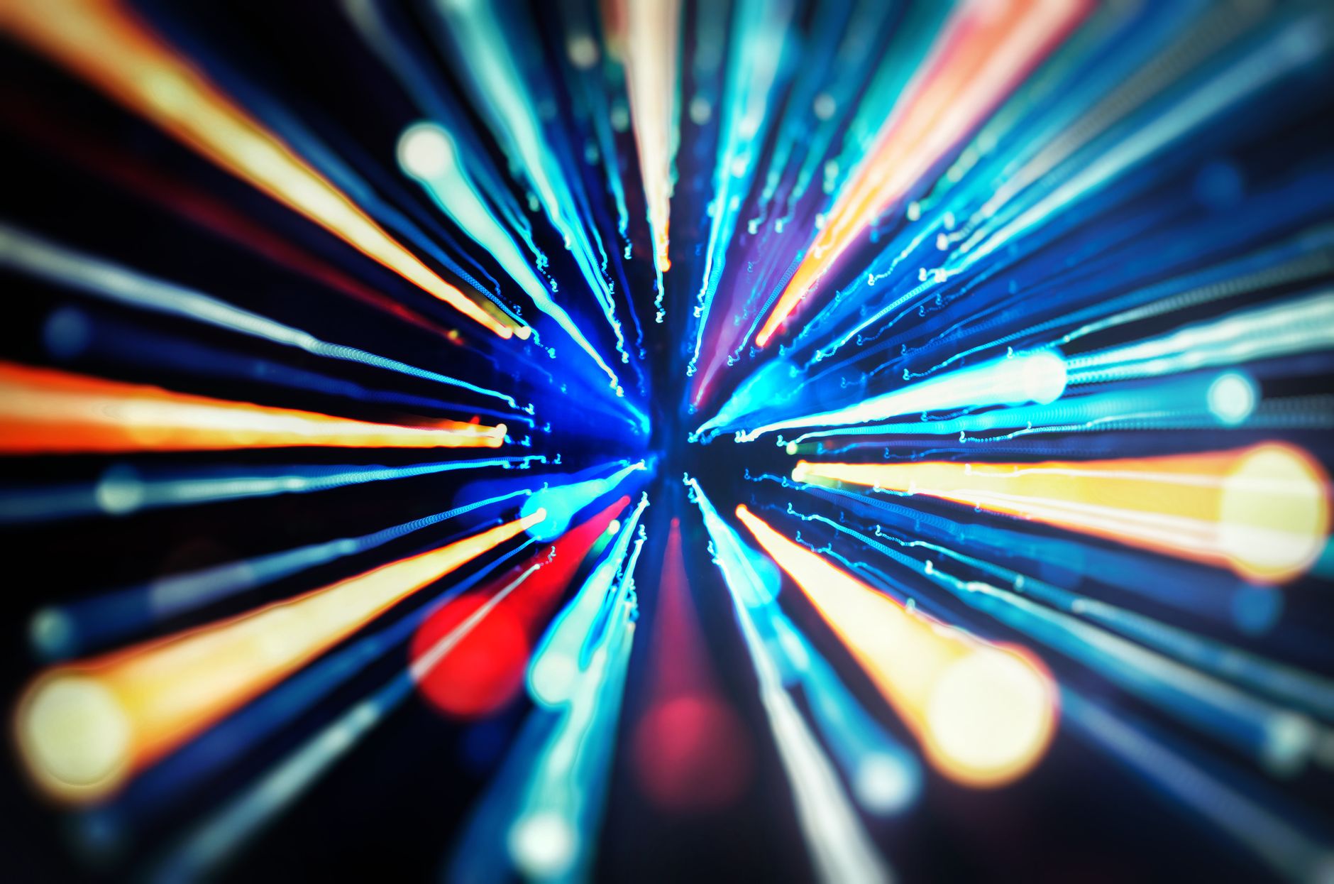 Comic speed lines burst