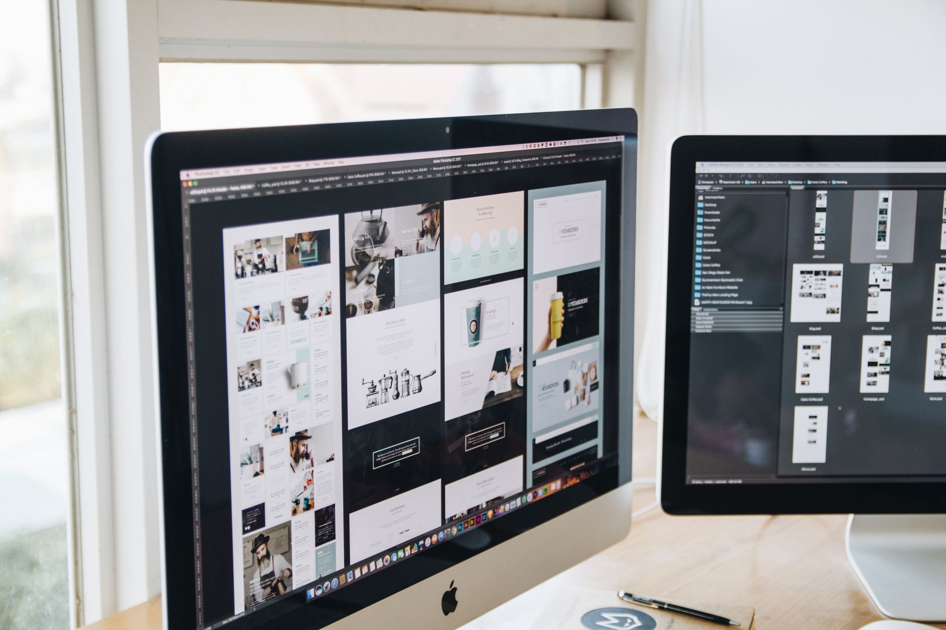 Computer monitor display setup