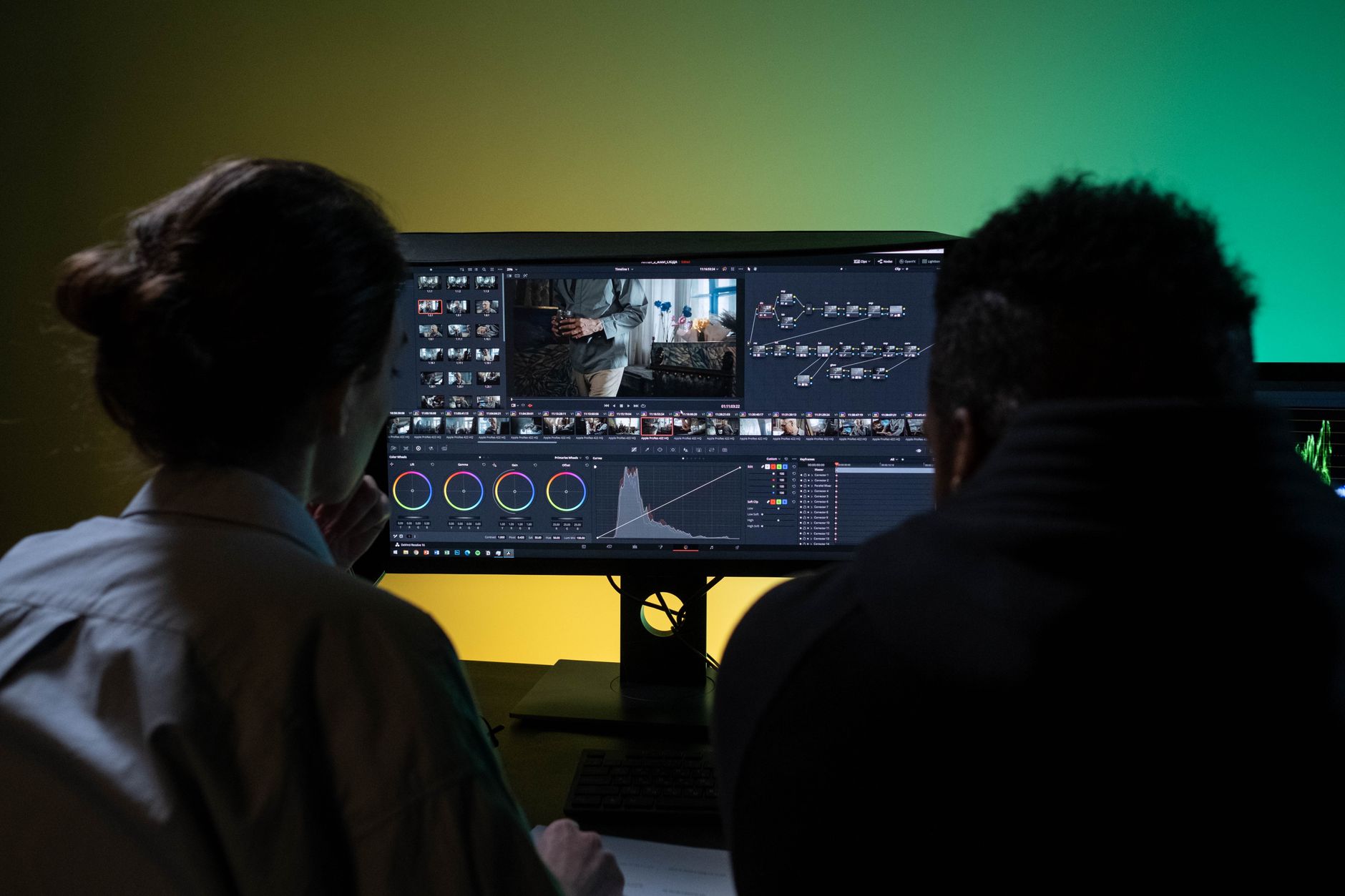 Computer processing video