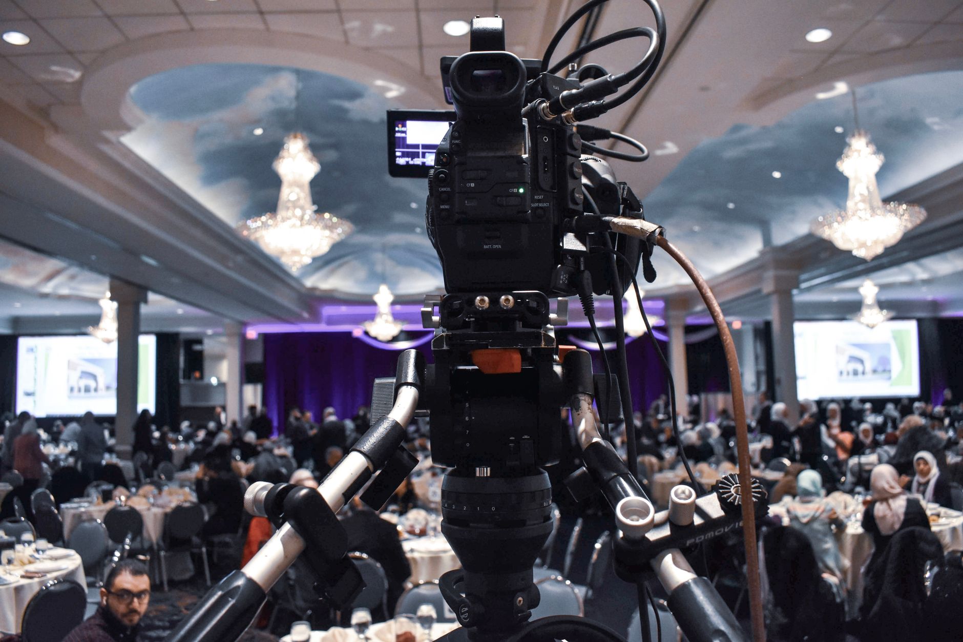 Conference event filming