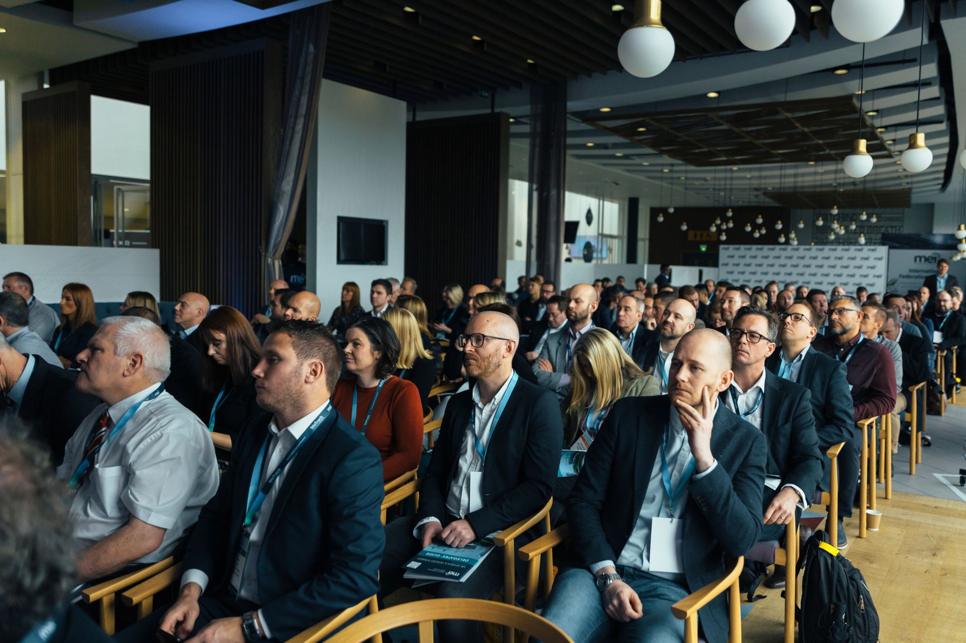 Corporate event audience