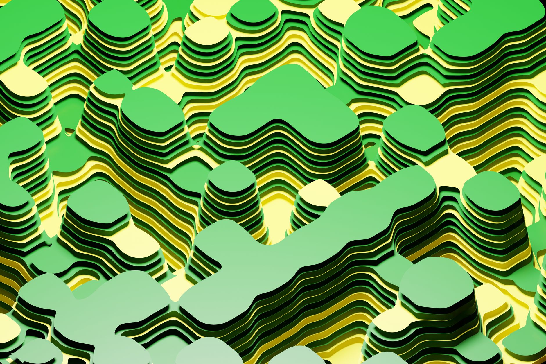 Creative layered abstract
