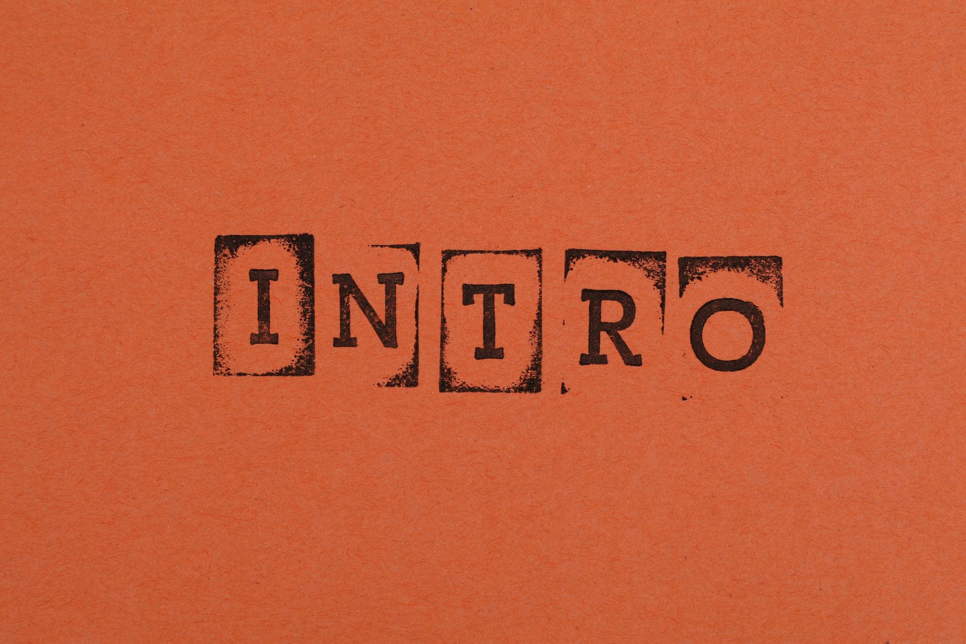 Creative title typography video