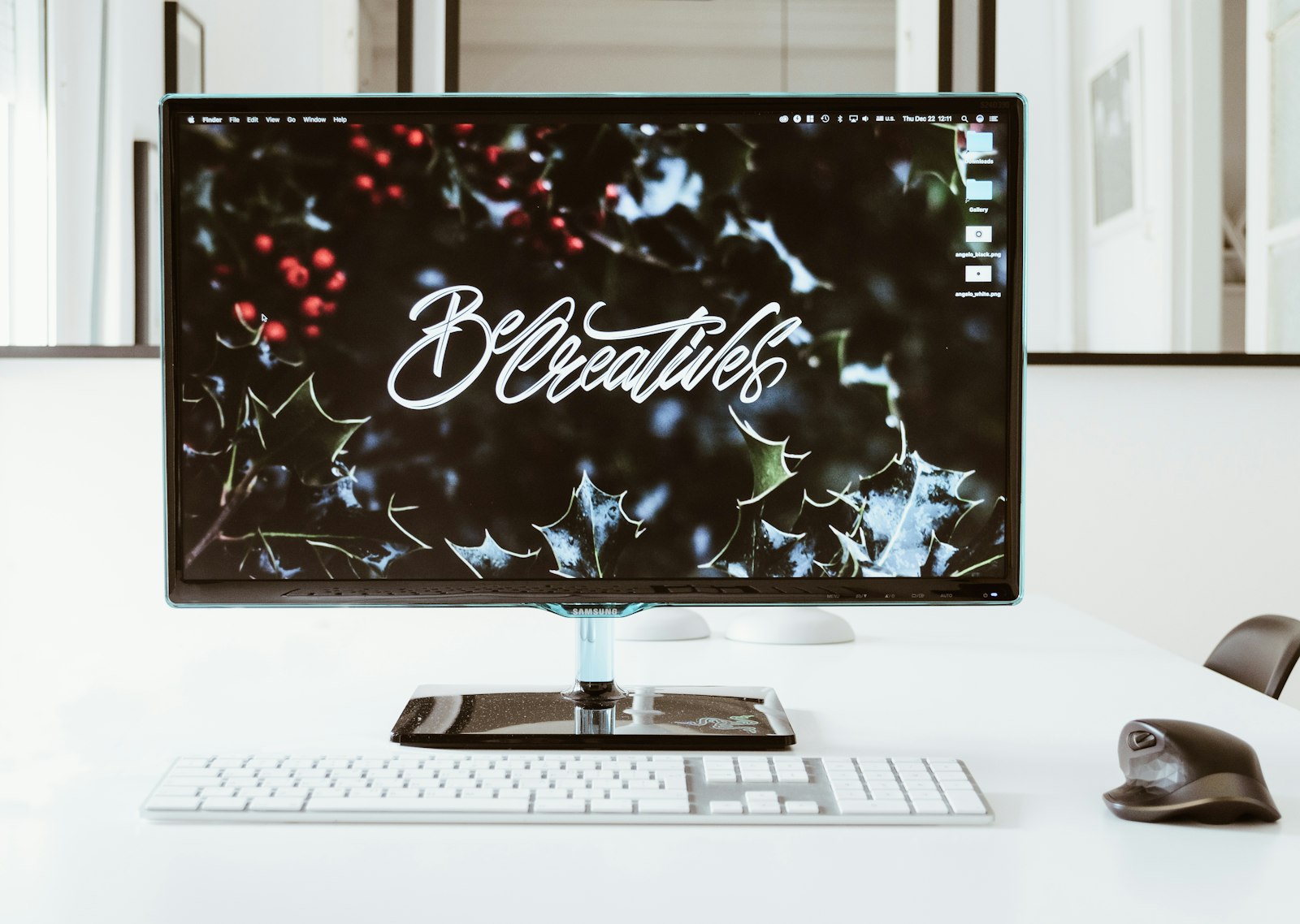 Creative vector artwork screen