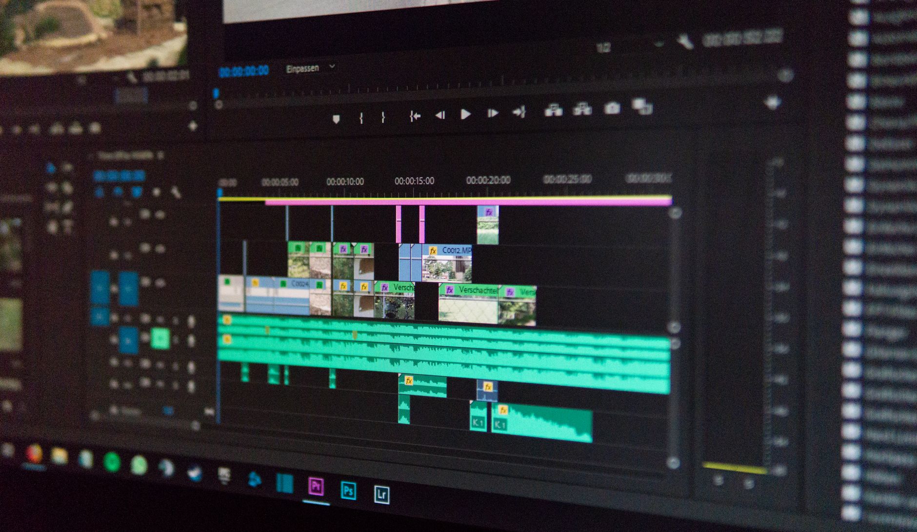 Creative video editing