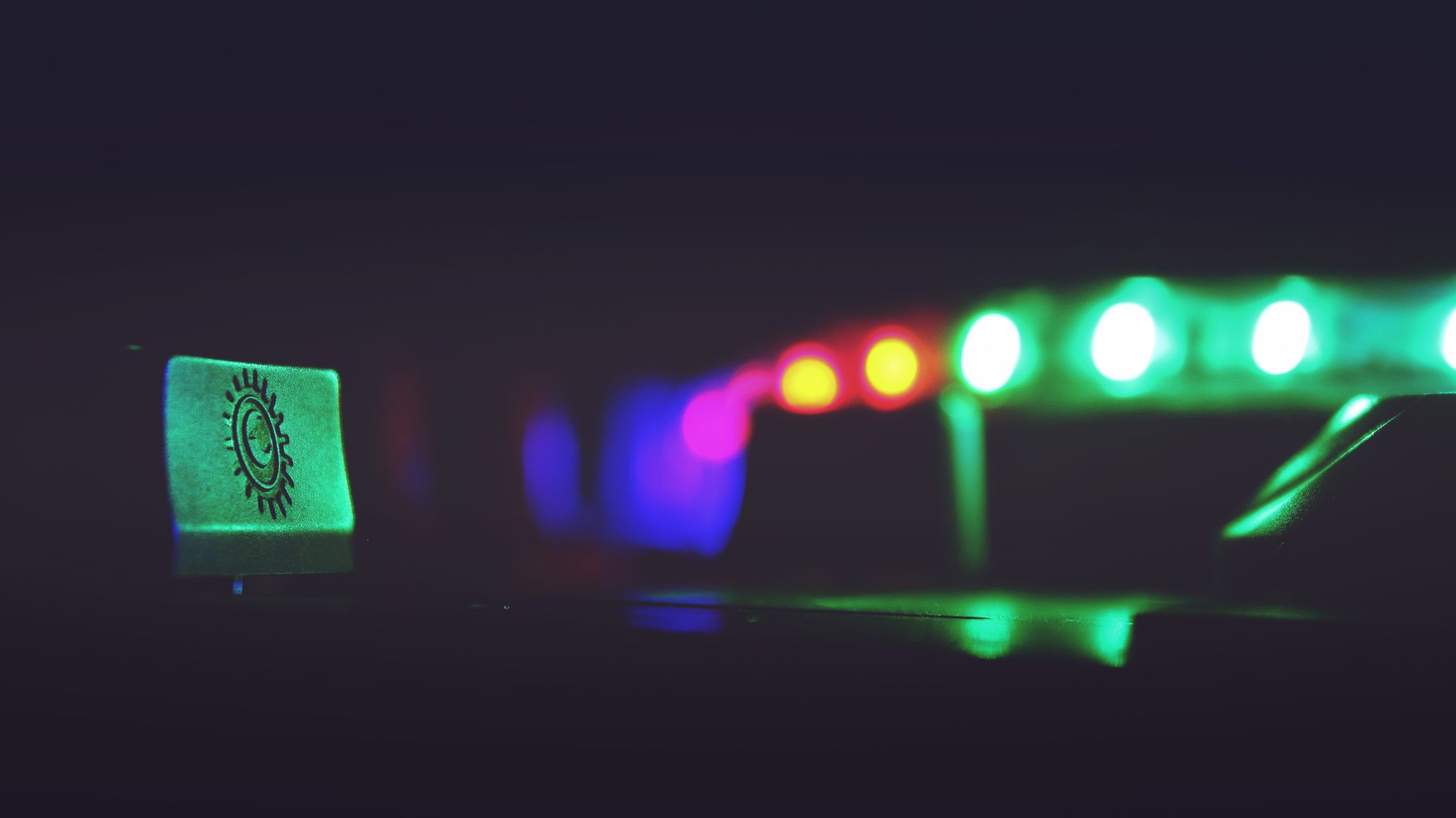 Cyberpunk neon technology