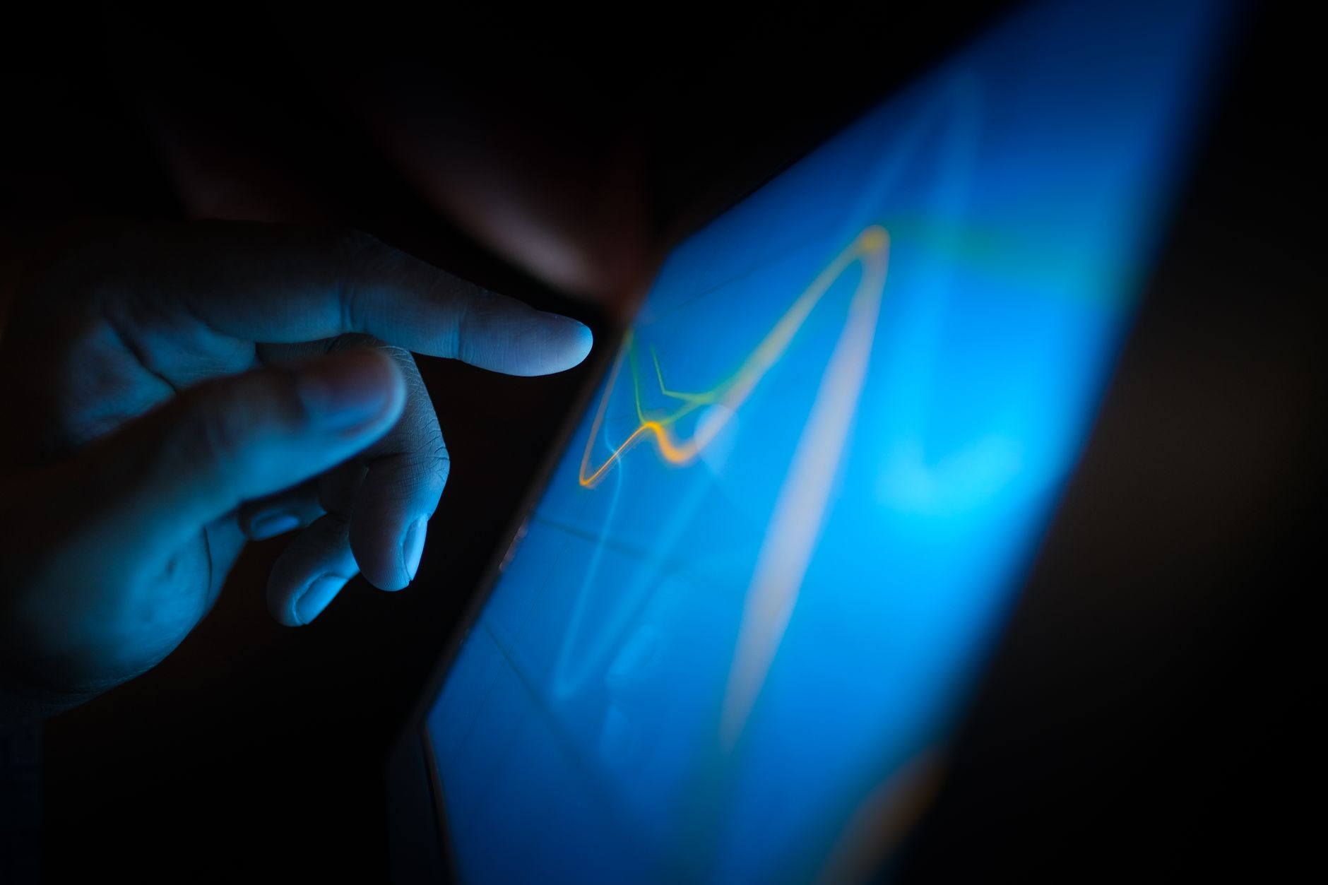 Data curve visualization