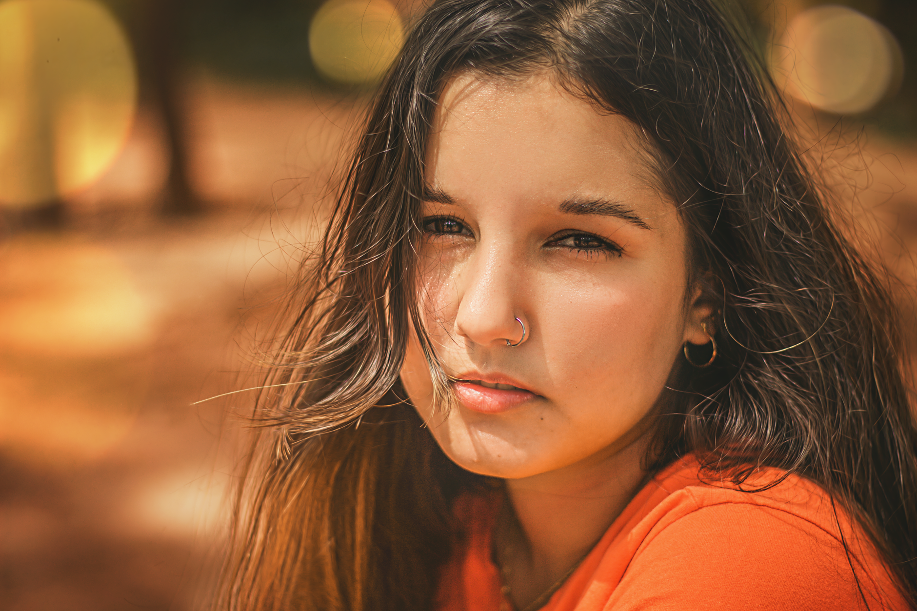 Depth of field portrait