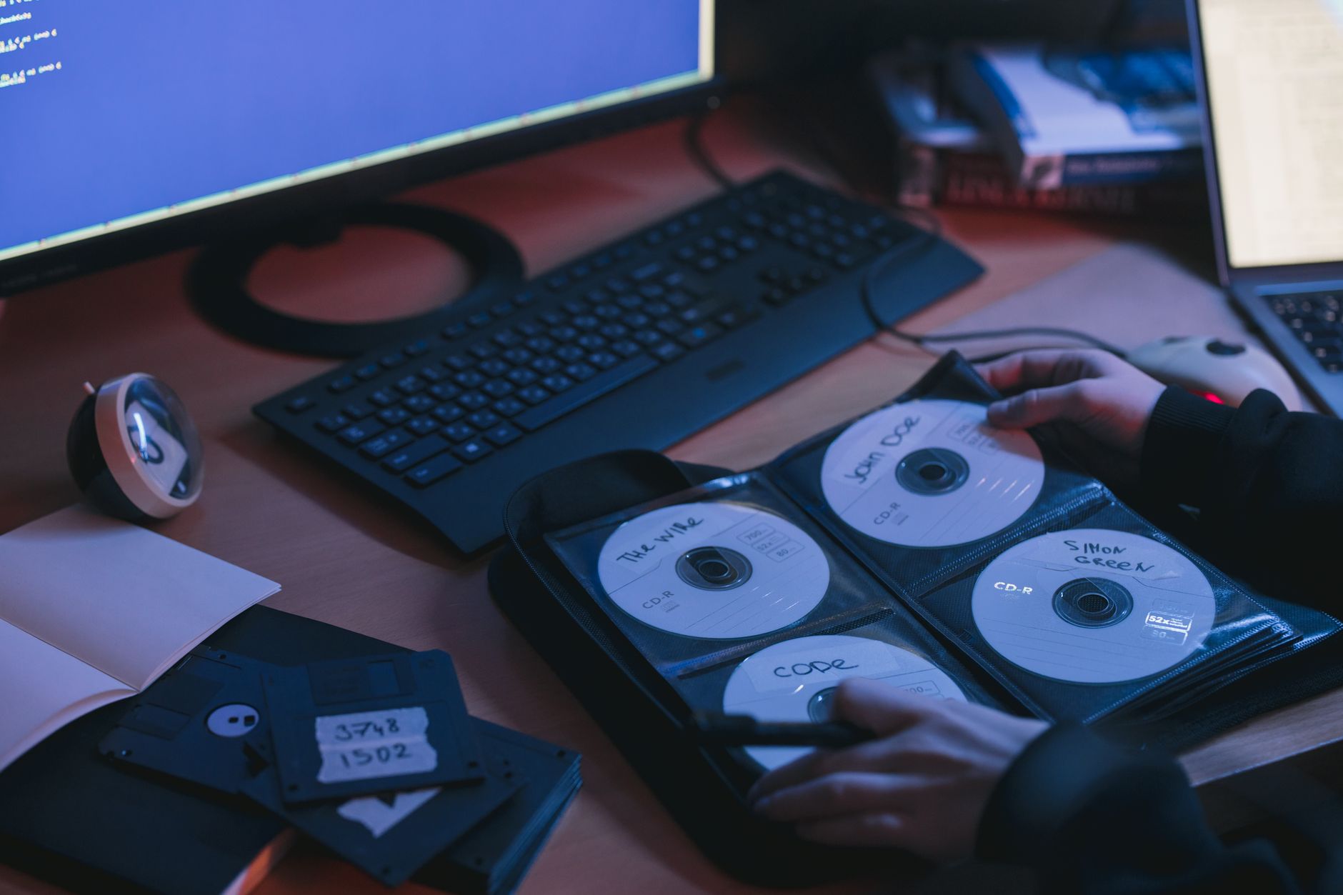 Digital media files concept