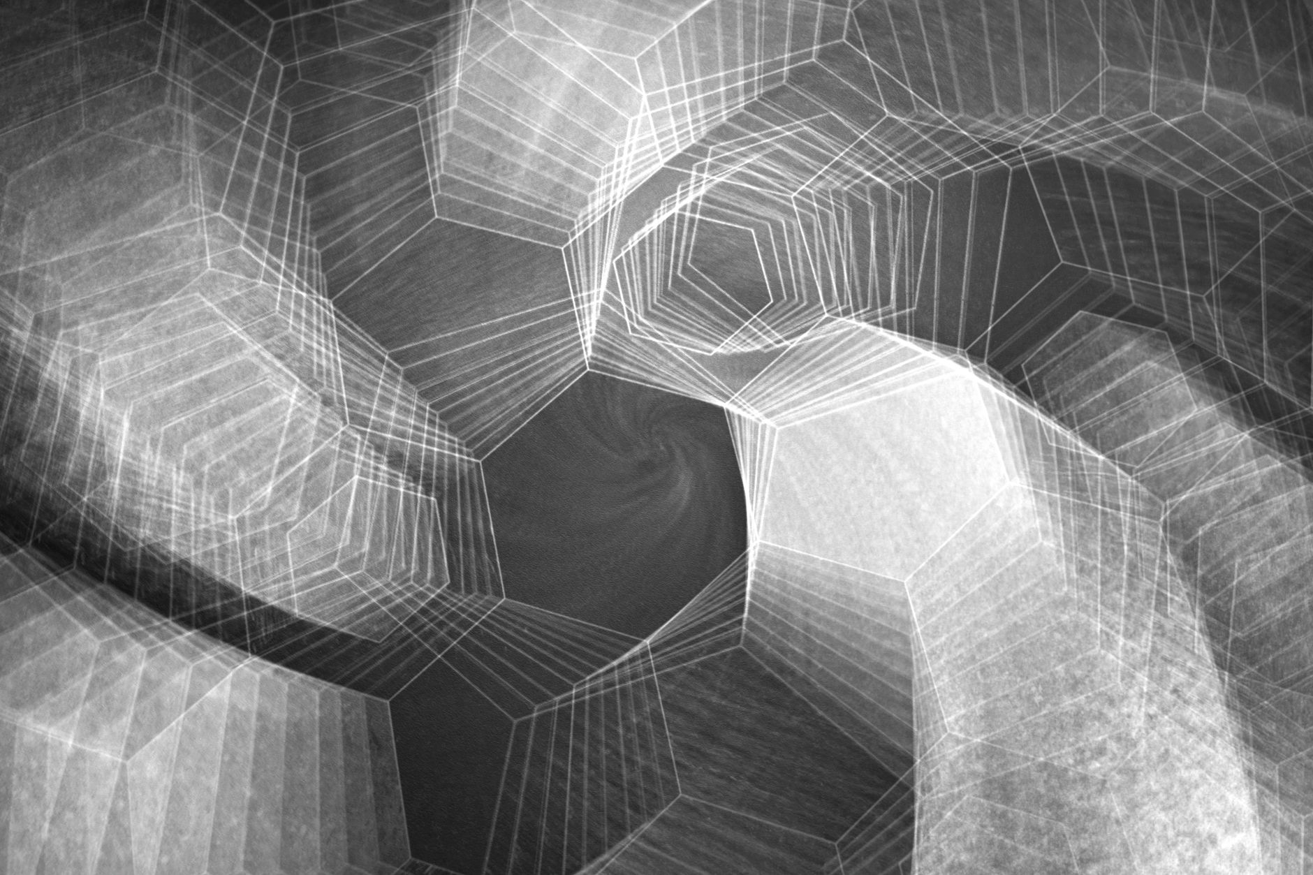 Digital wireframe structure