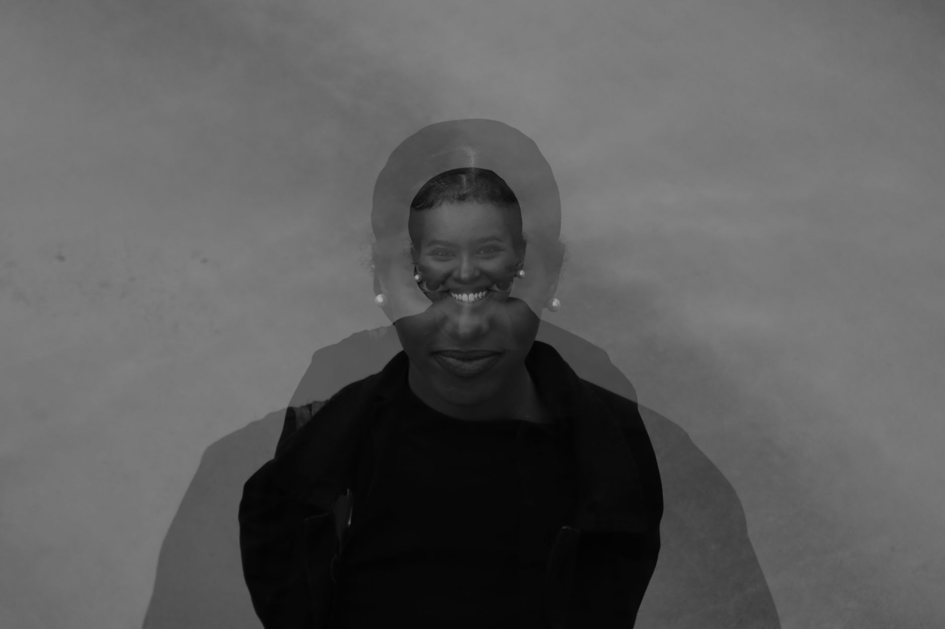 Double exposure same person