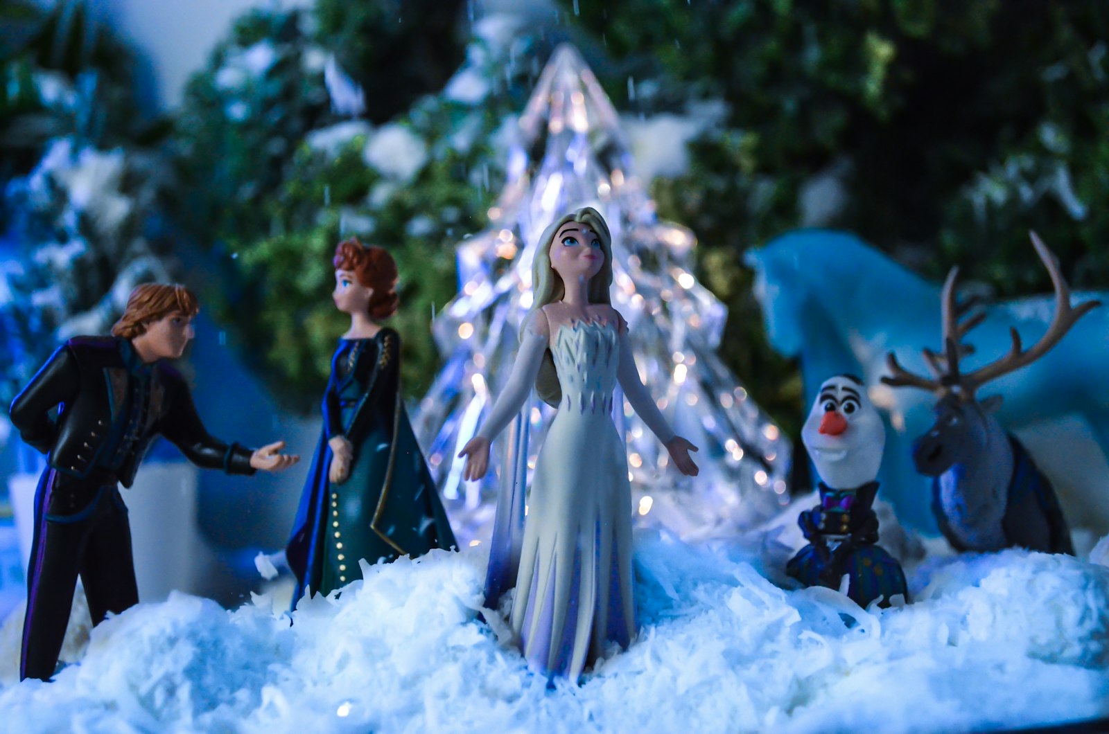 Dramatic frozen scene
