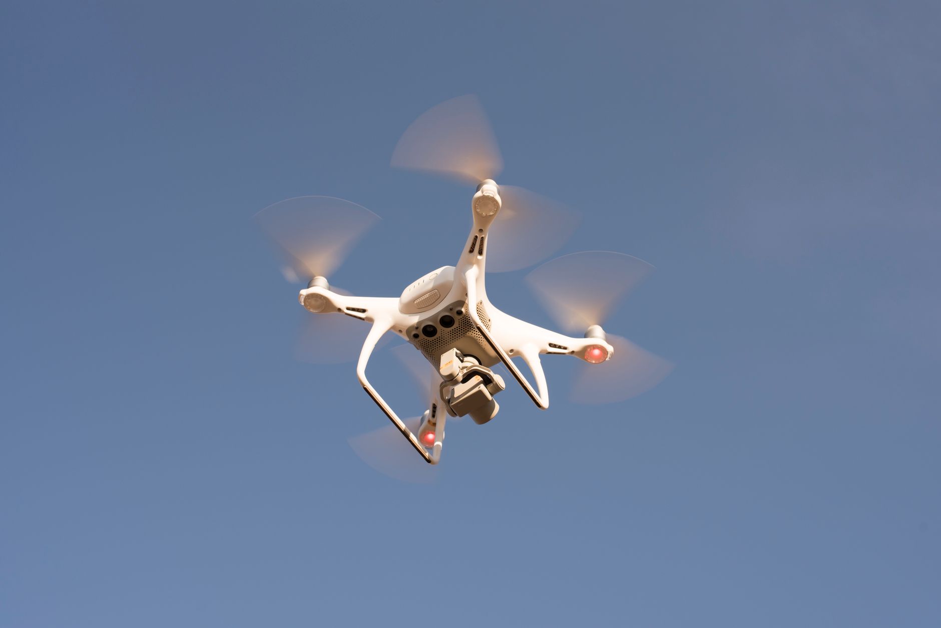 Drone camera aerial shot