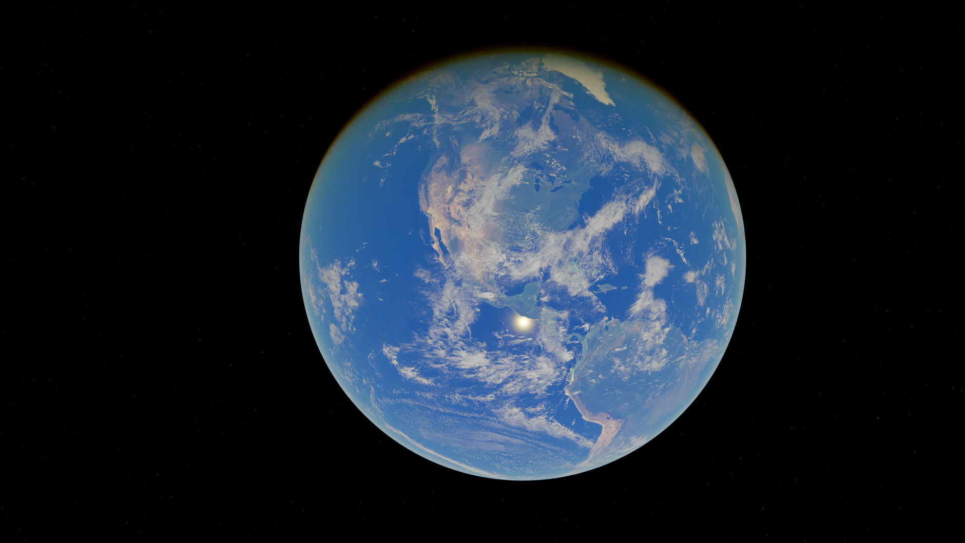 Earth planet from space