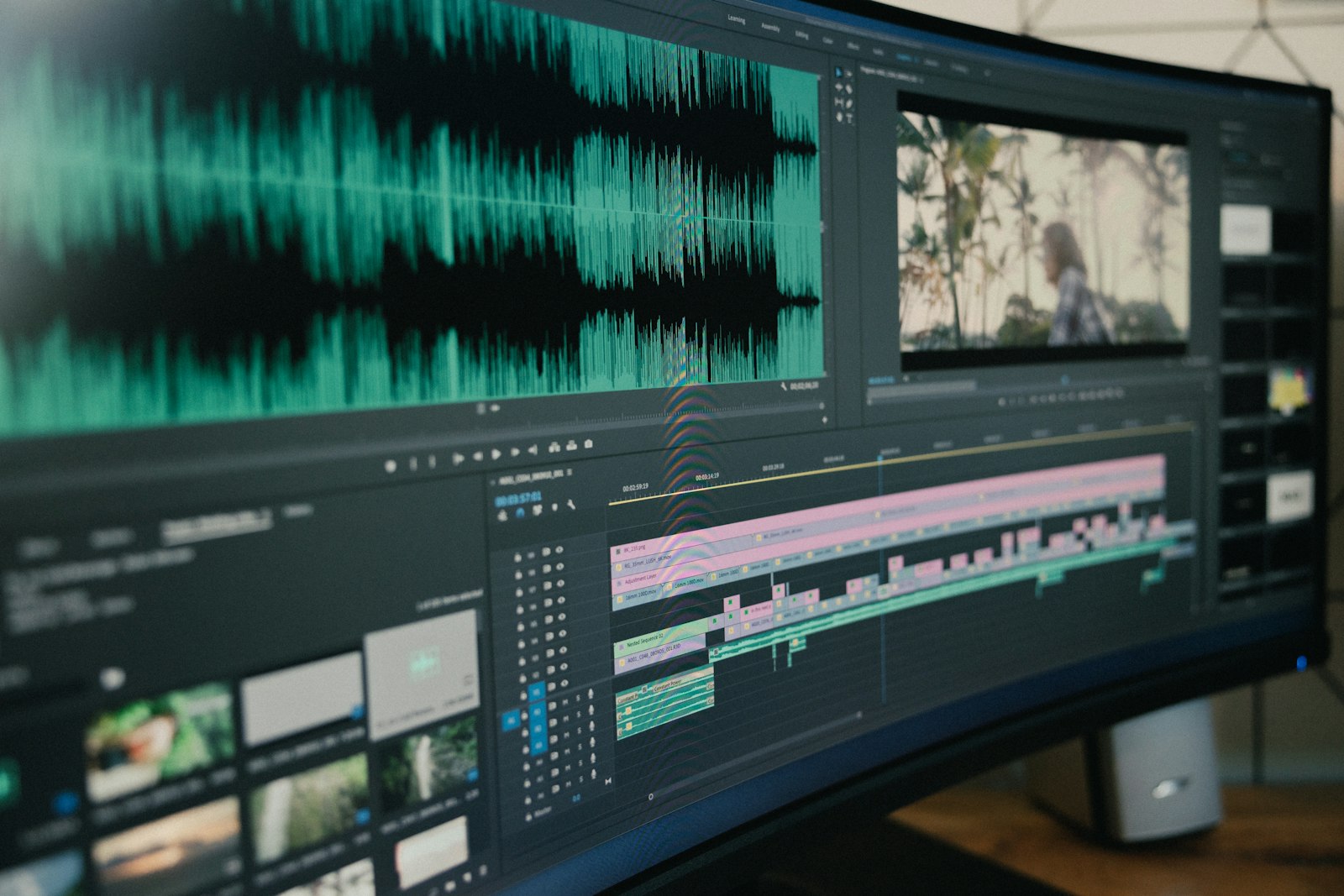 Editor multiple monitors