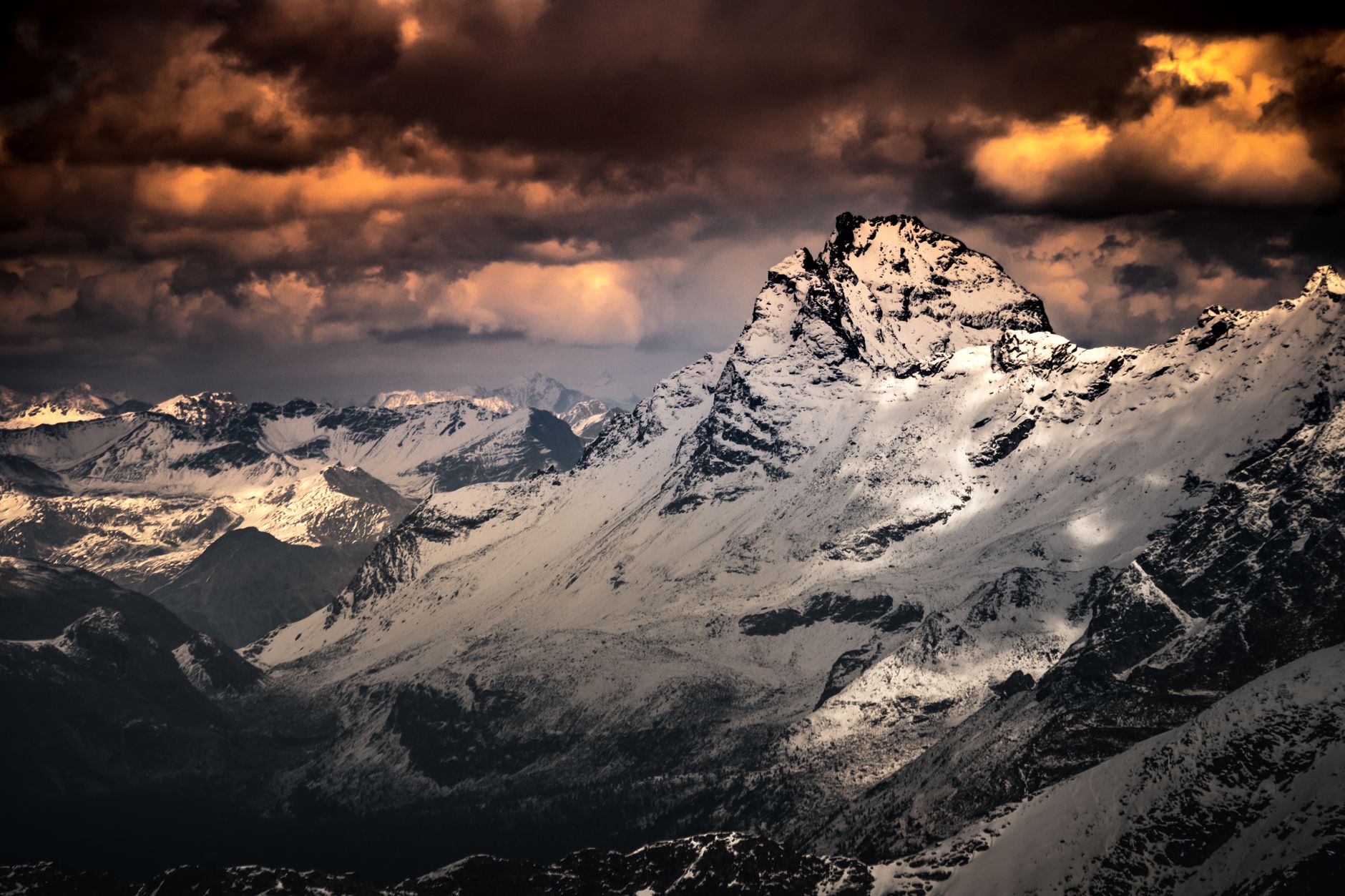 Epic cinematic landscape dramatic
